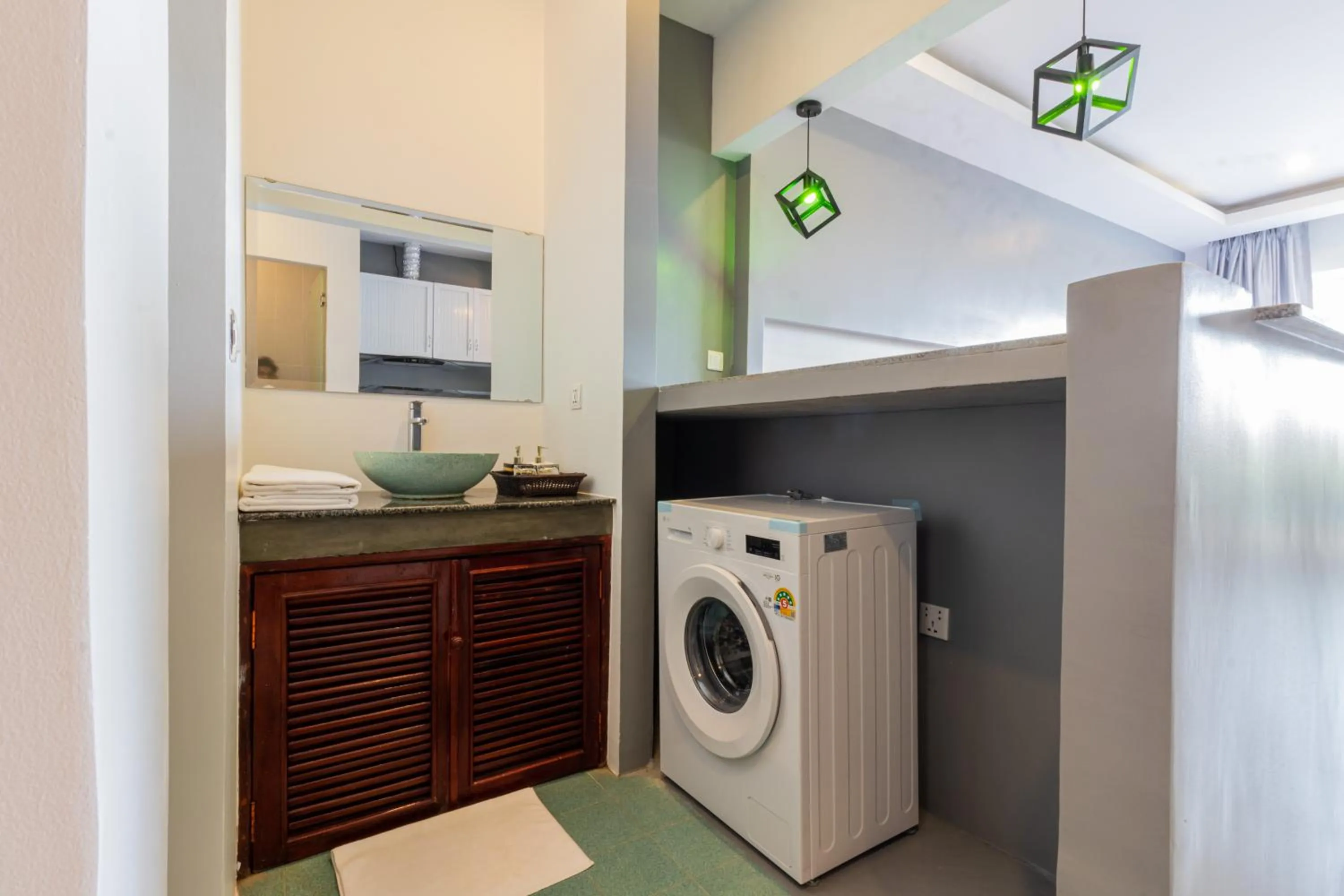 washing machine in Angkor Sweet Night Hotel