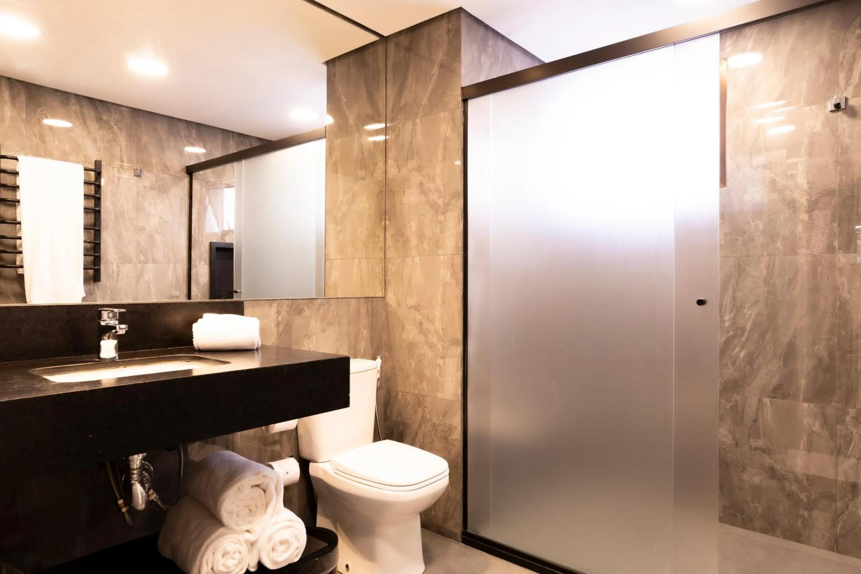 Bathroom in You Stay at Vila Olimpia - The World