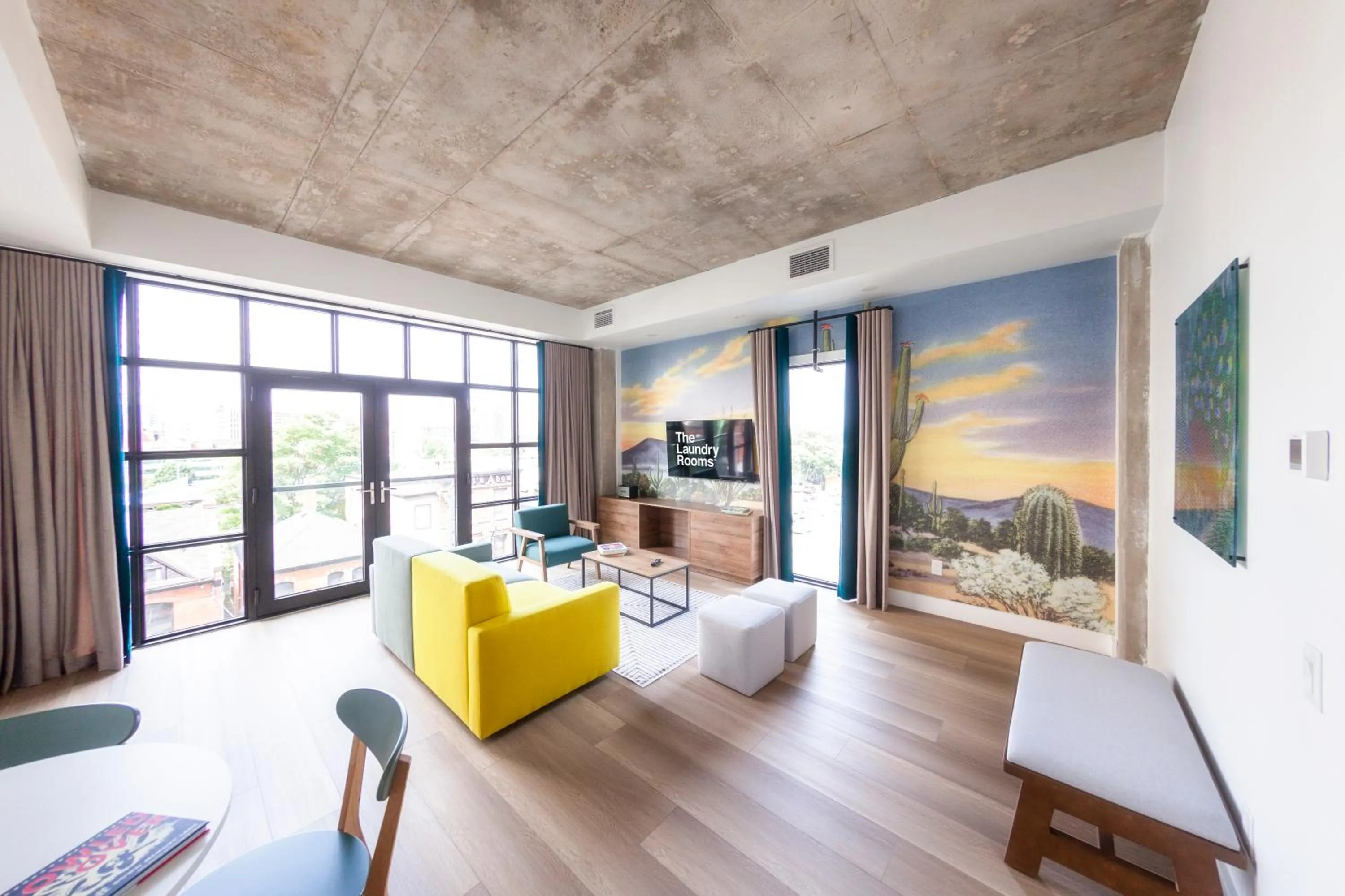 Seating area in The Laundry Rooms Augusta