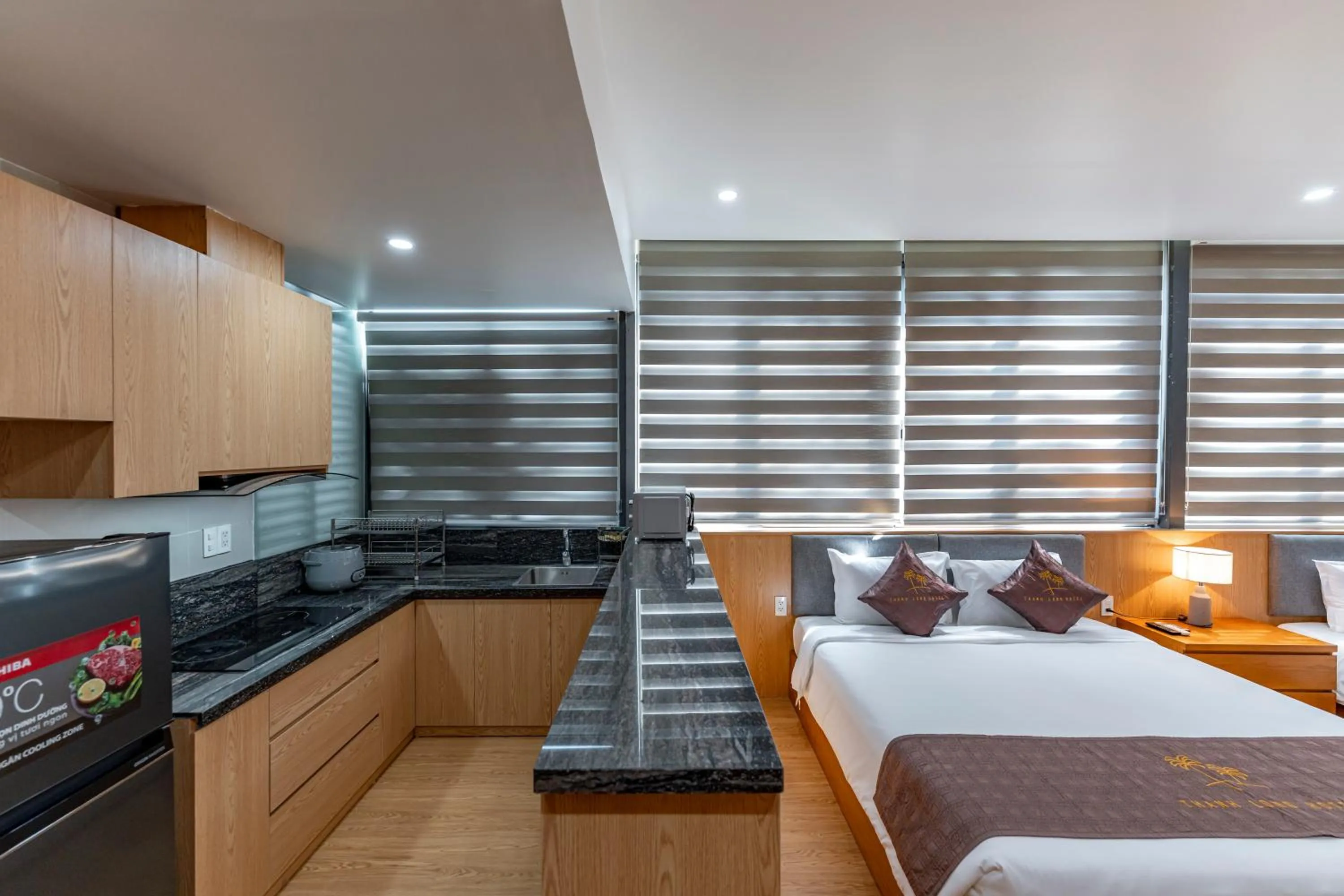 Bed in Thanh Long Hotel - Apartment