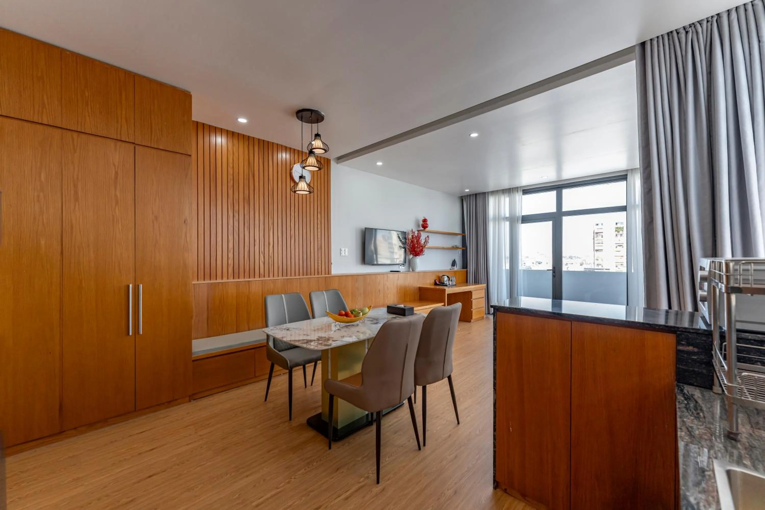 Living room in Thanh Long Hotel - Apartment