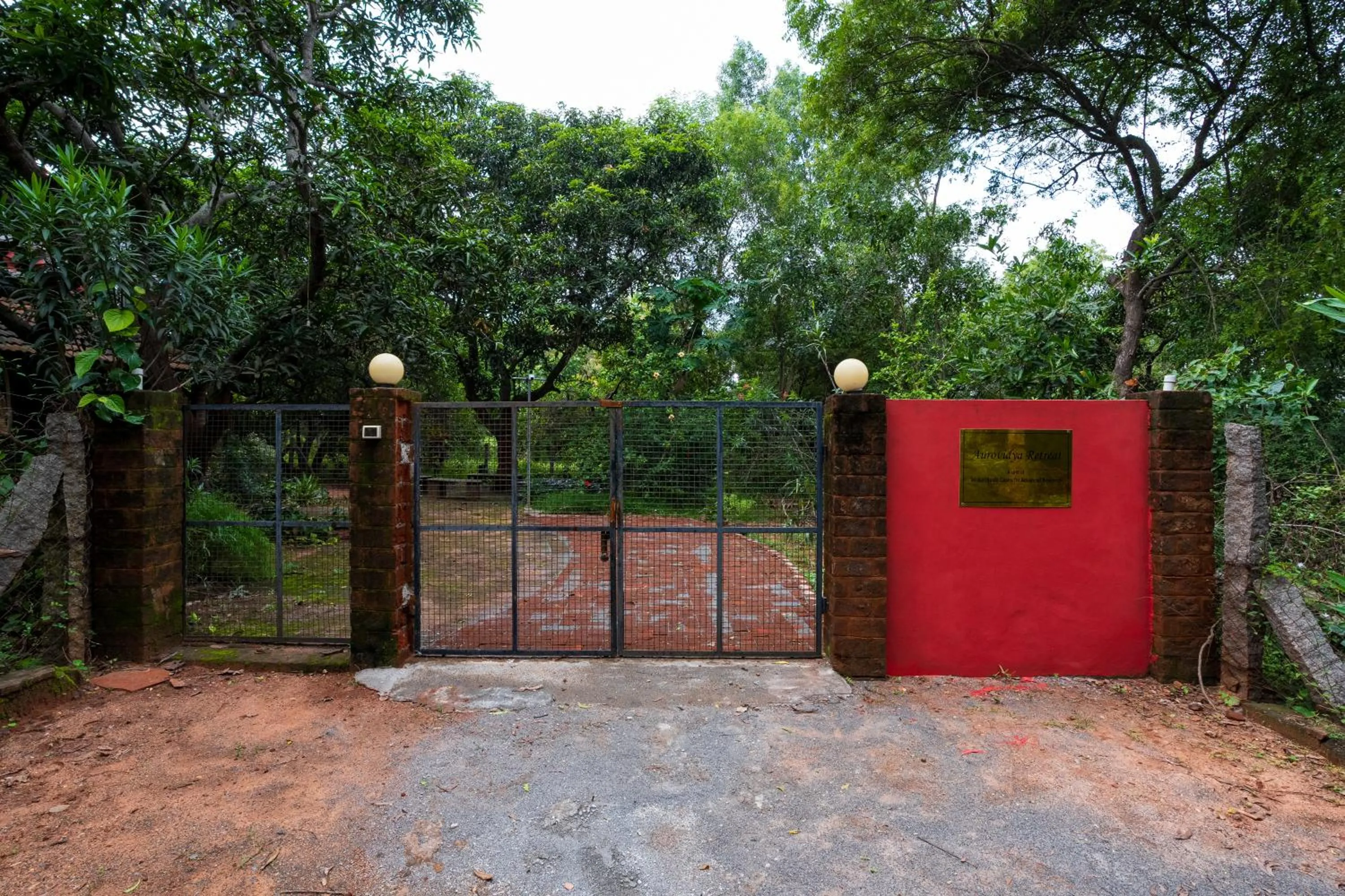 Natural landscape in Aurovidya Retreat