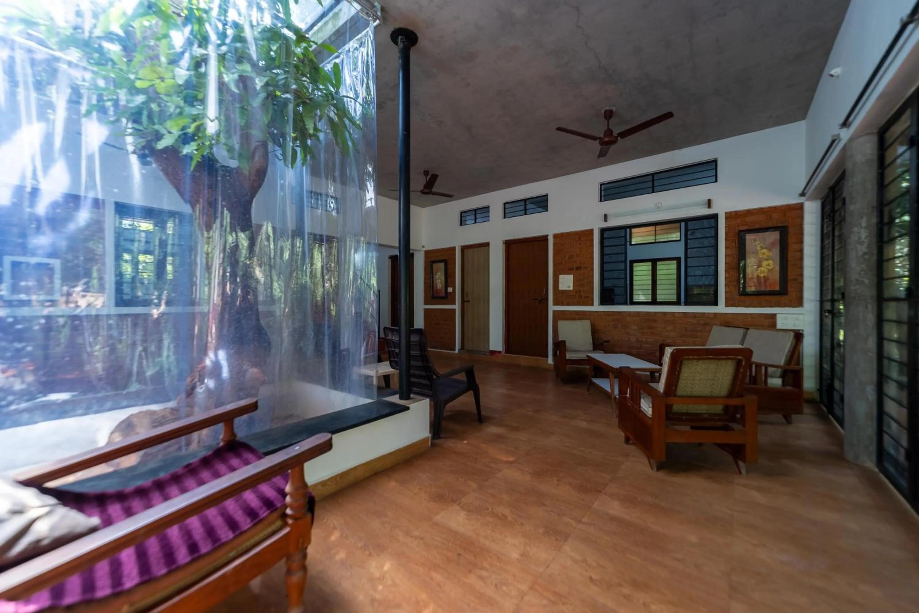Living room in Aurovidya Retreat