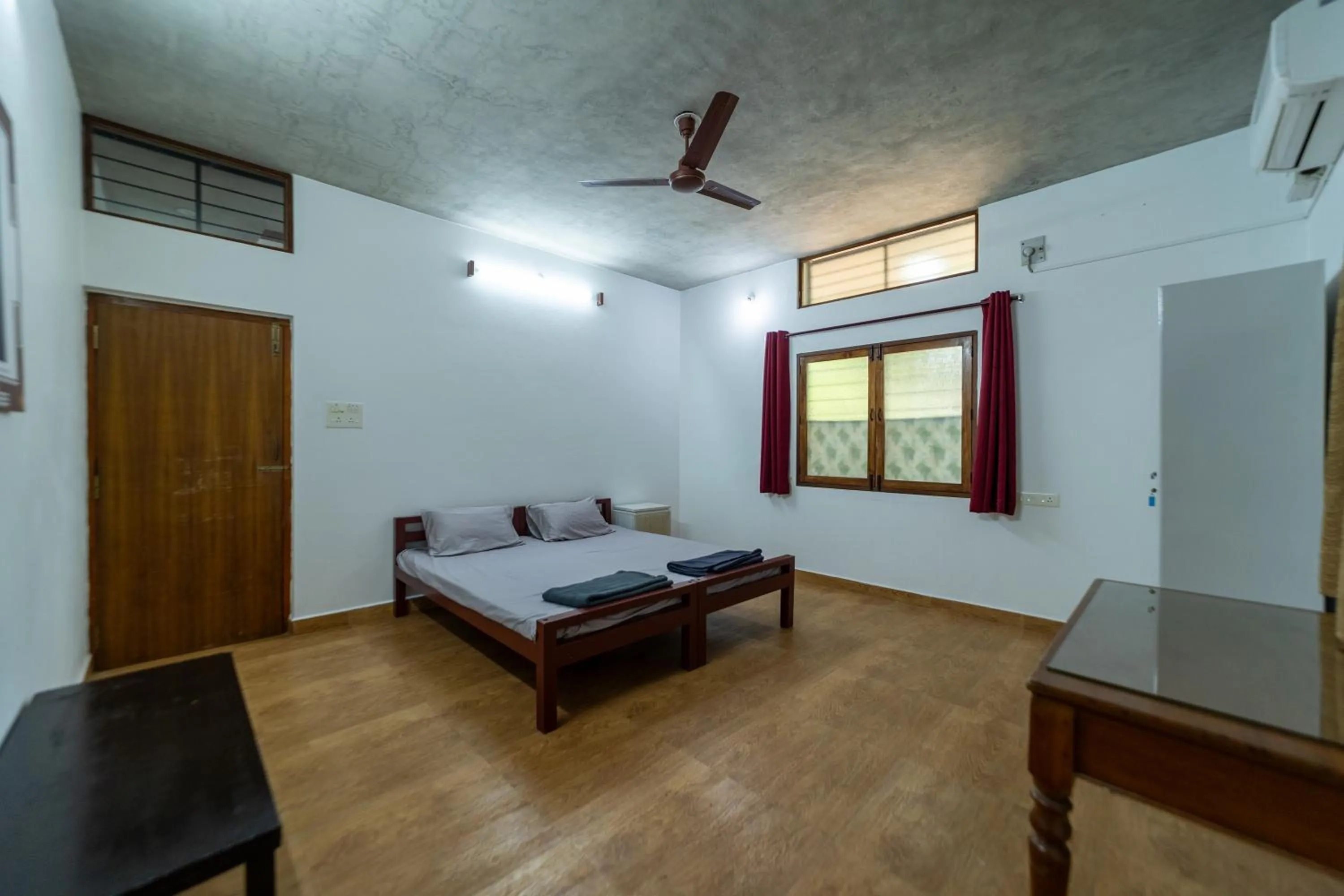Bed in Aurovidya Retreat