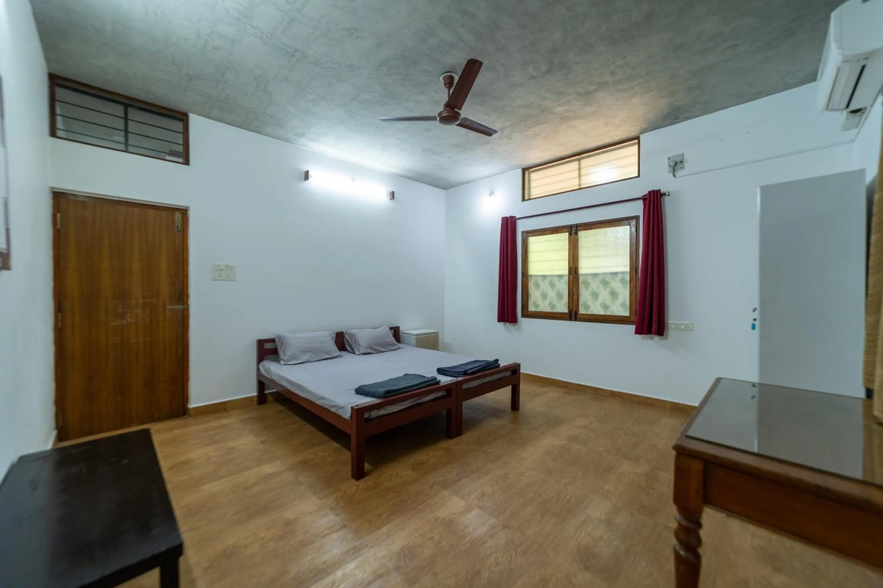 Bed in Aurovidya Retreat