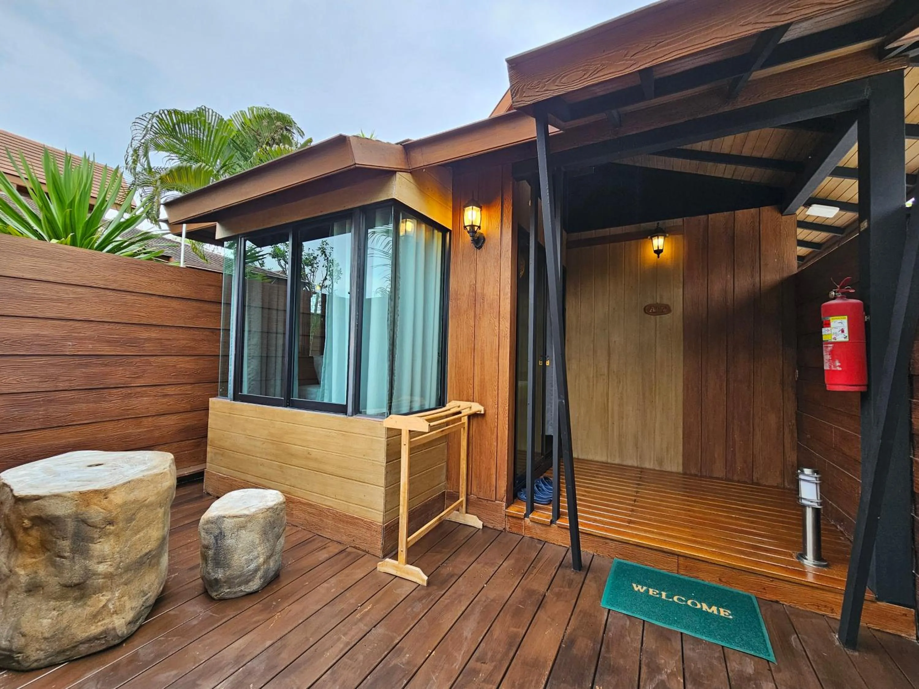 Patio in R1 Resort Rajapruek Chiangmai