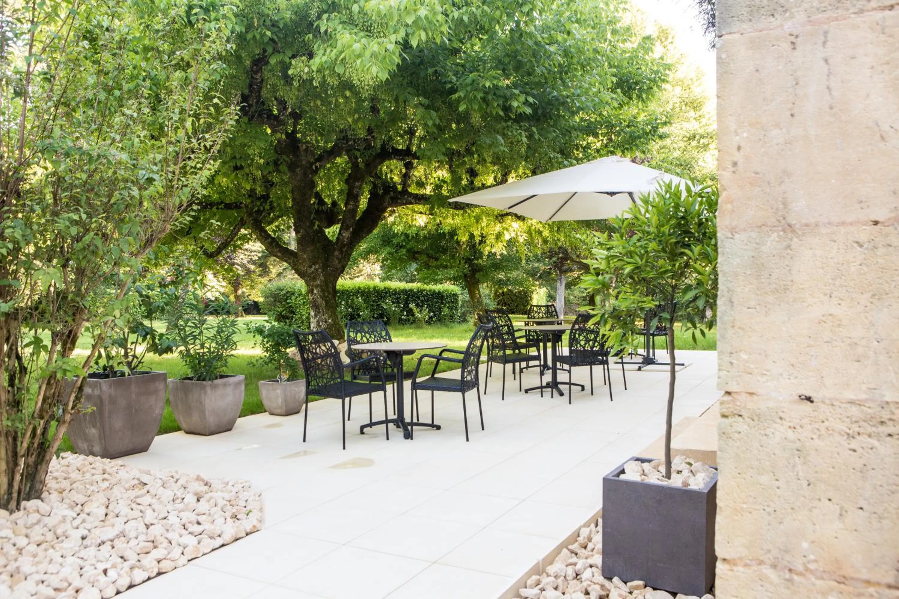 Patio in Château de Maraval