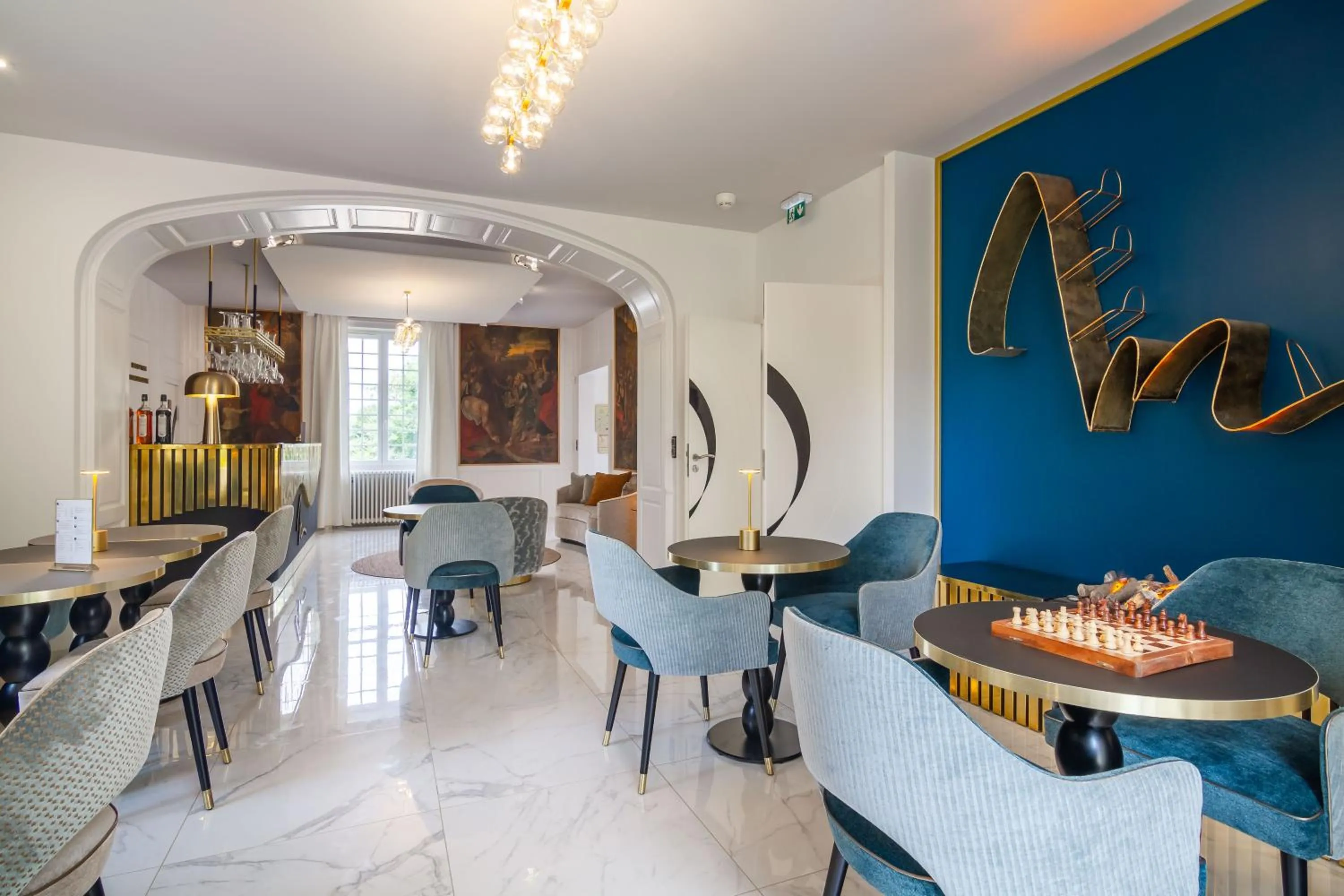 Living room in Château de Maraval