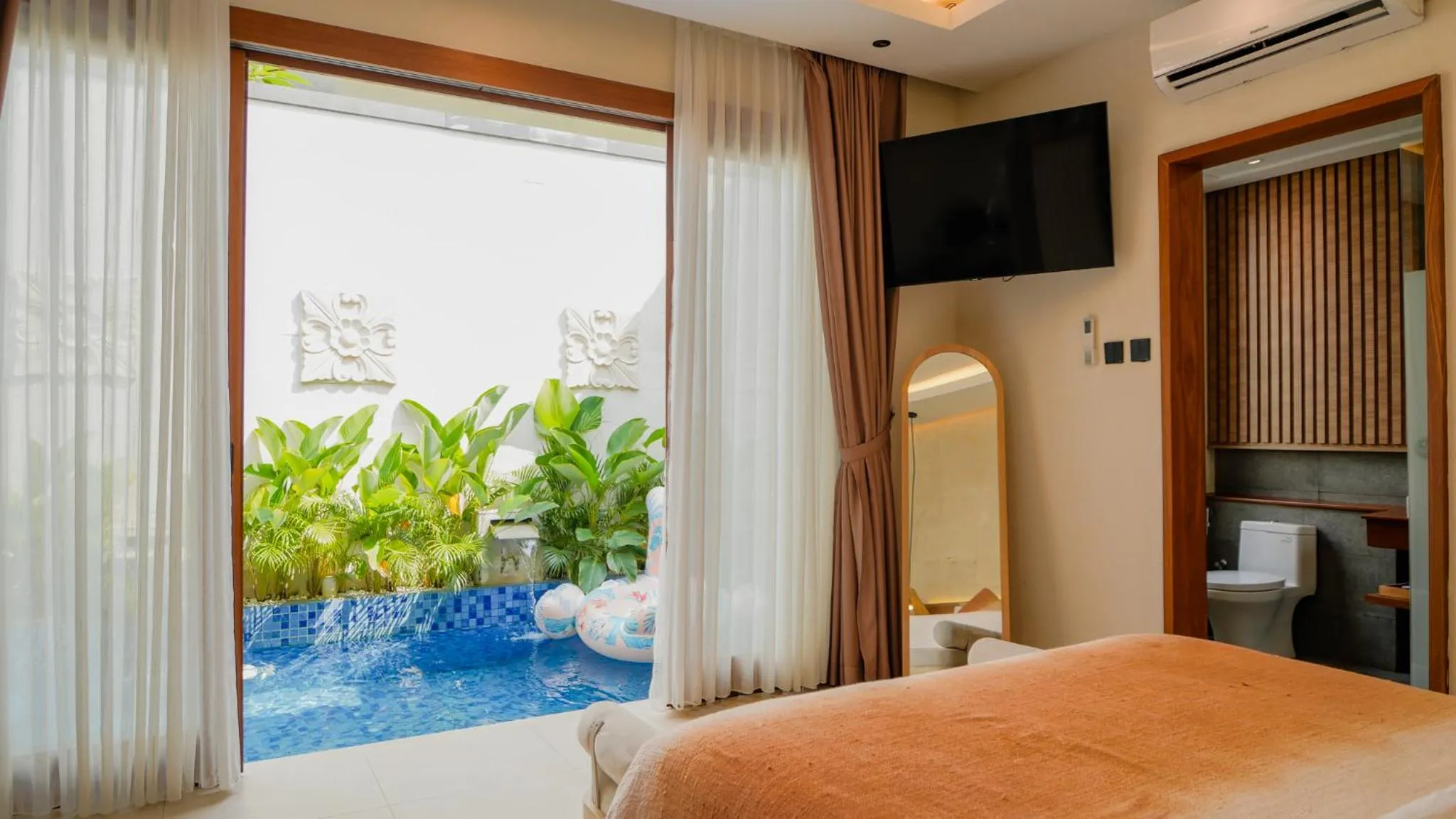 Bedroom, Bed in Villa Di Bali