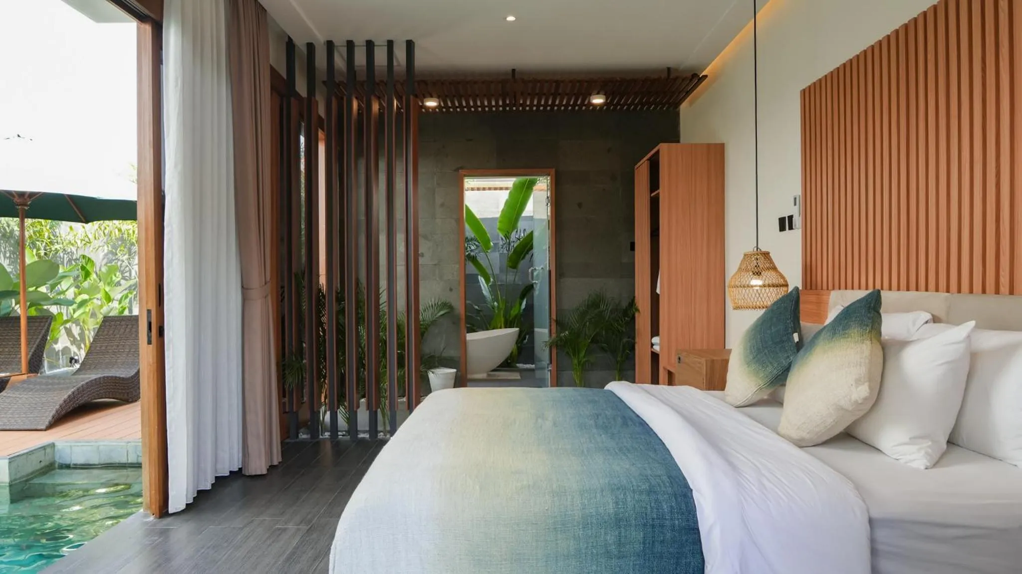 View (from property/room), Bed in Villa Di Bali