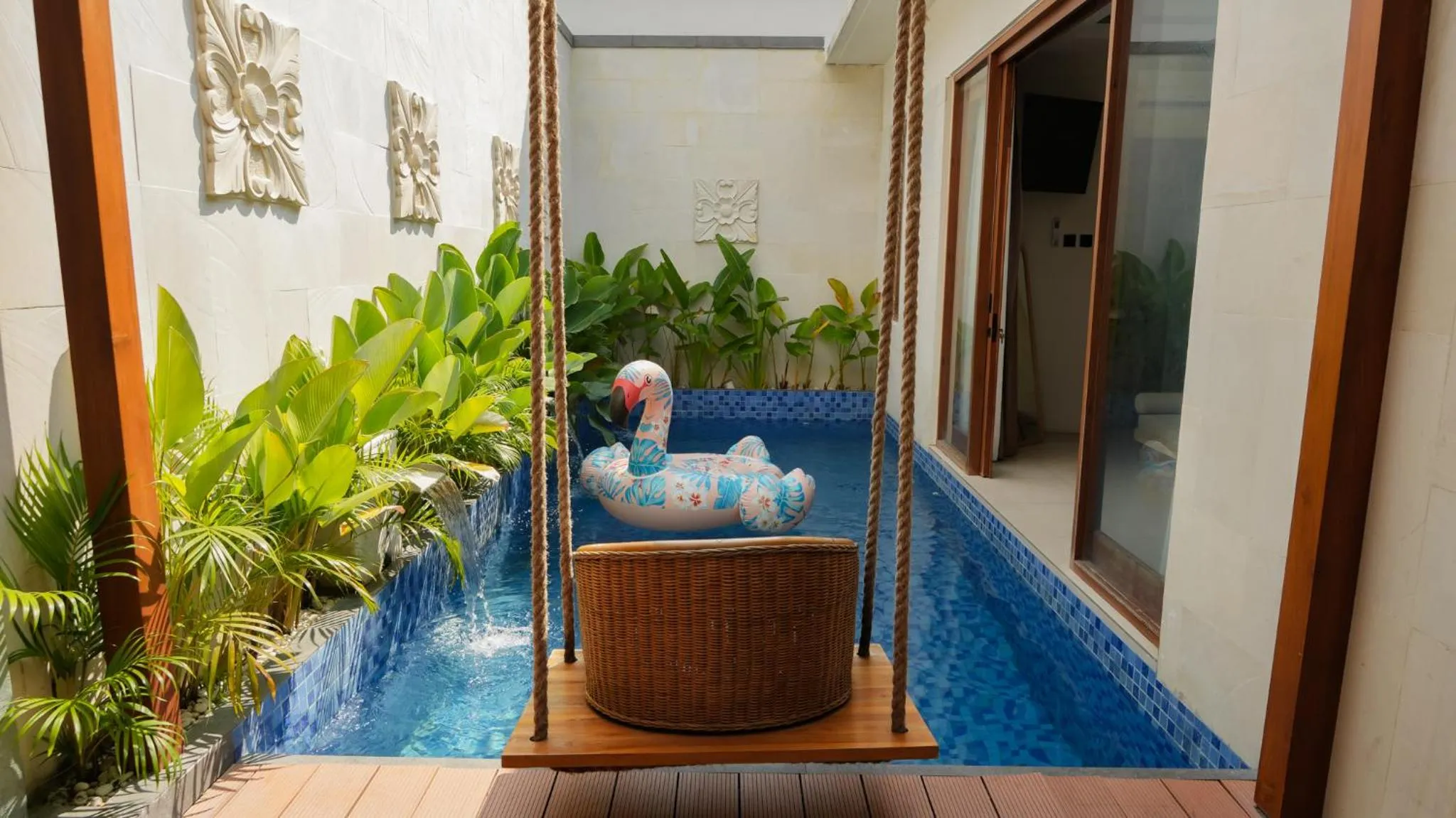 Garden view in Villa Di Bali