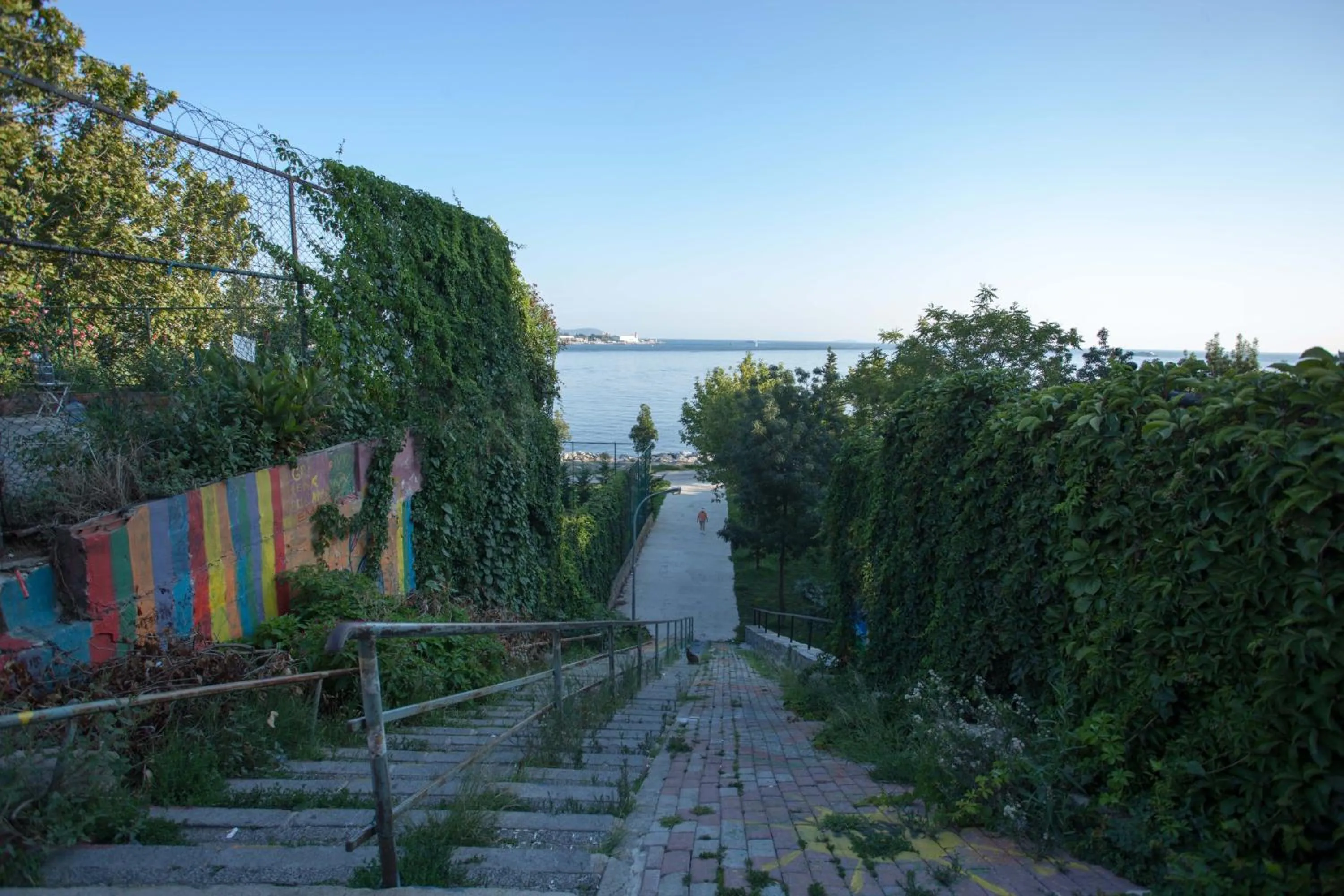 Sea view in Juliet Rooms & Kitchen