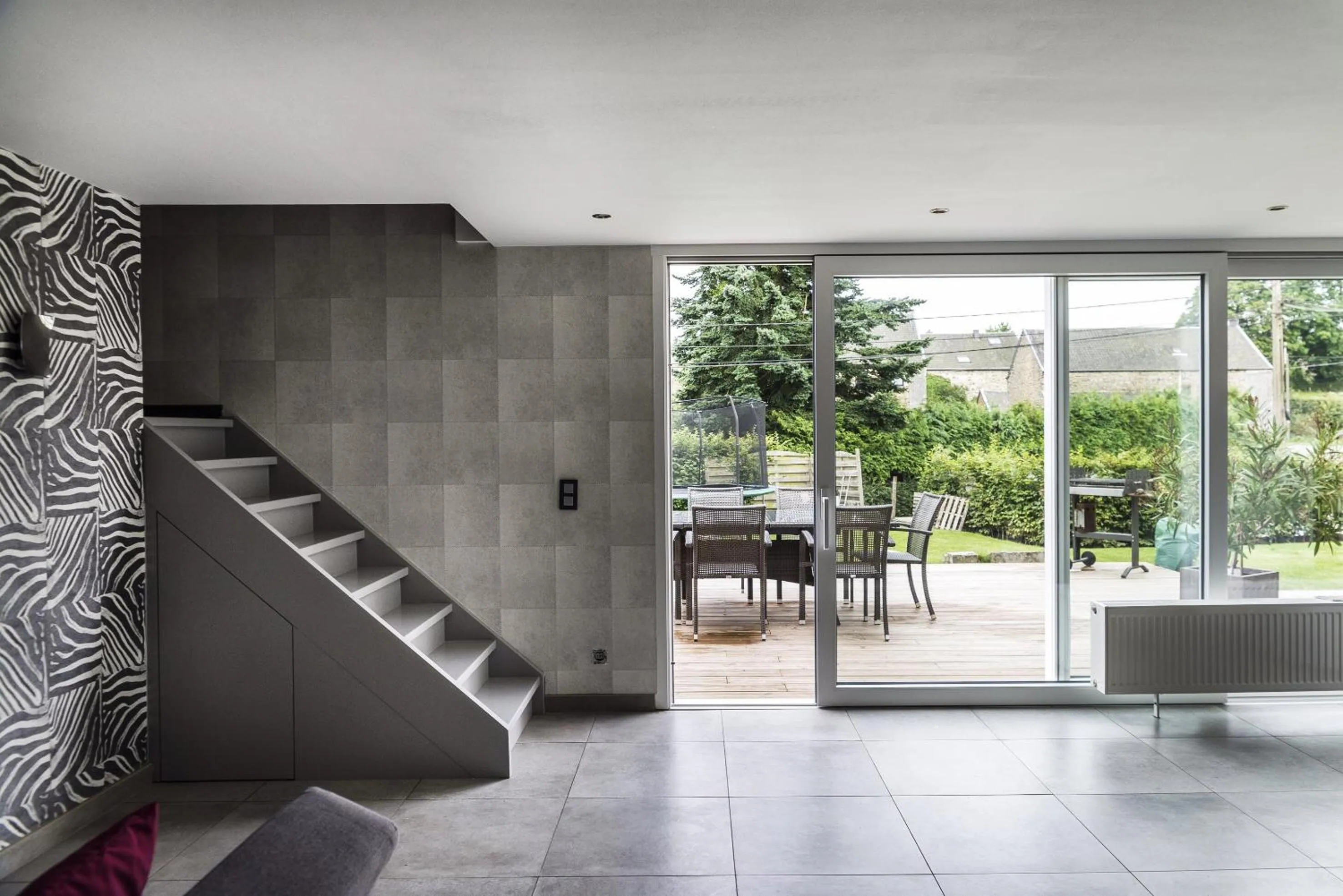 Patio in B&B Au coin des sources