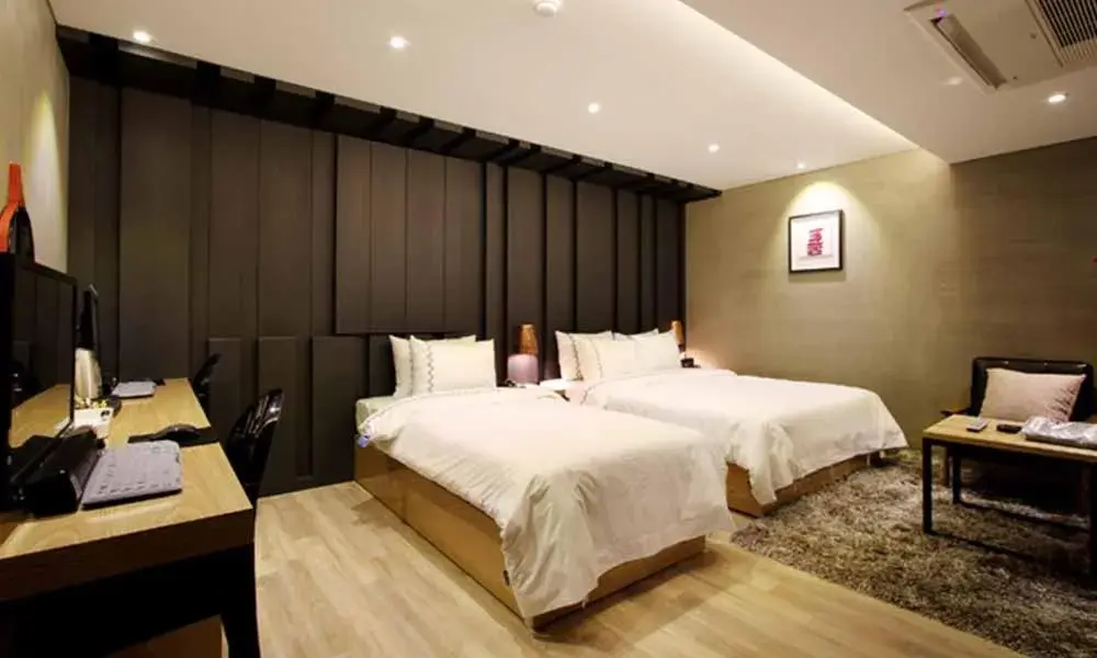 Premier Twin room in Jeonju Mari Hotel Premier Twin room in Jeonju Mari Hotel
