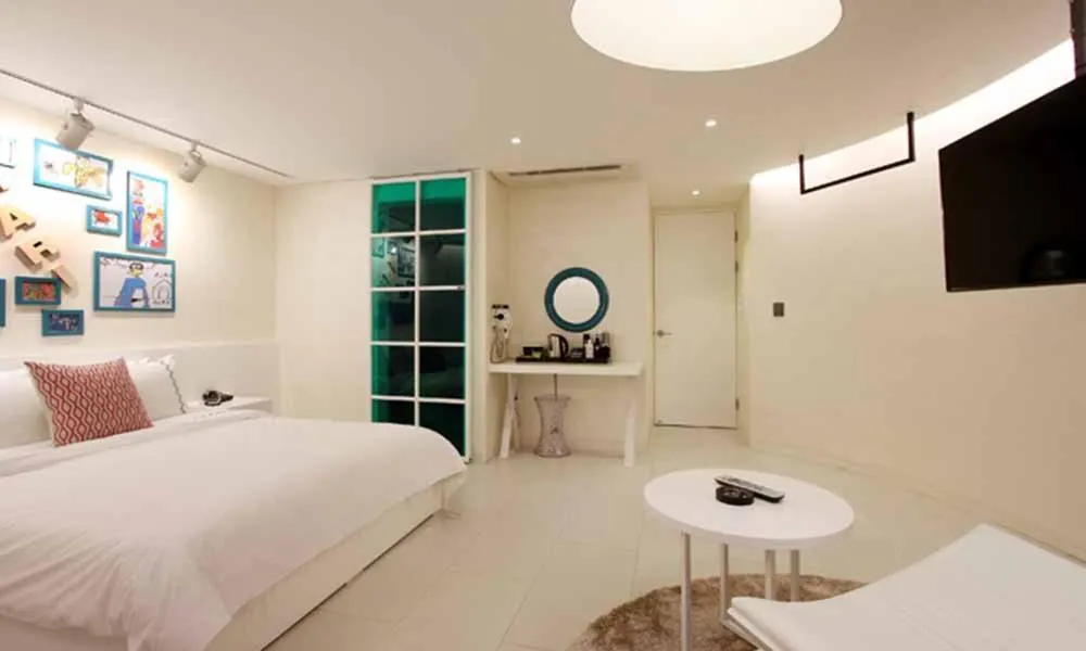 Photo of the whole room, Bed in Jeonju Mari Hotel