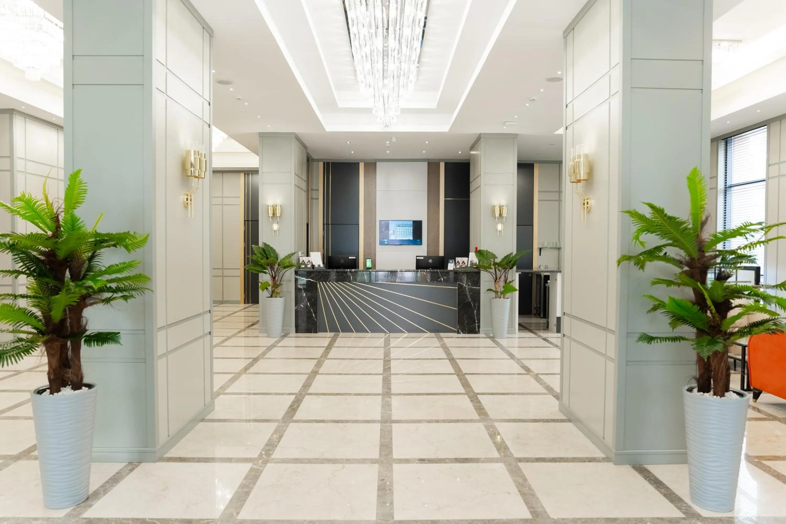 Lobby or reception in Park Dedeman Almaty