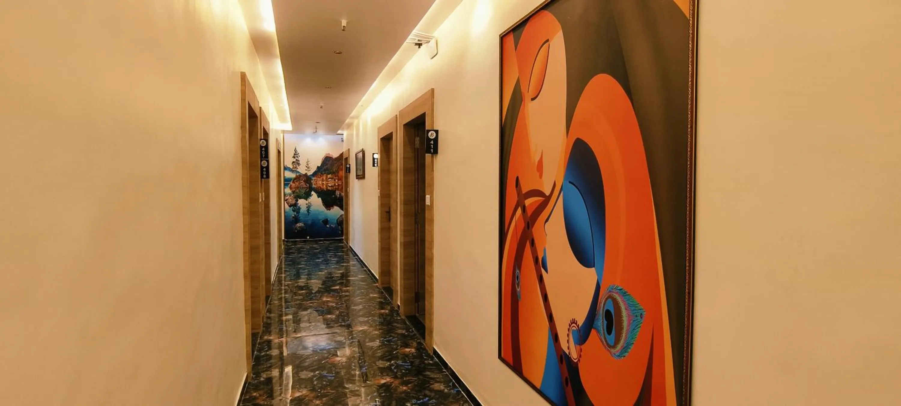 Lobby or reception in Hotel Krish villa