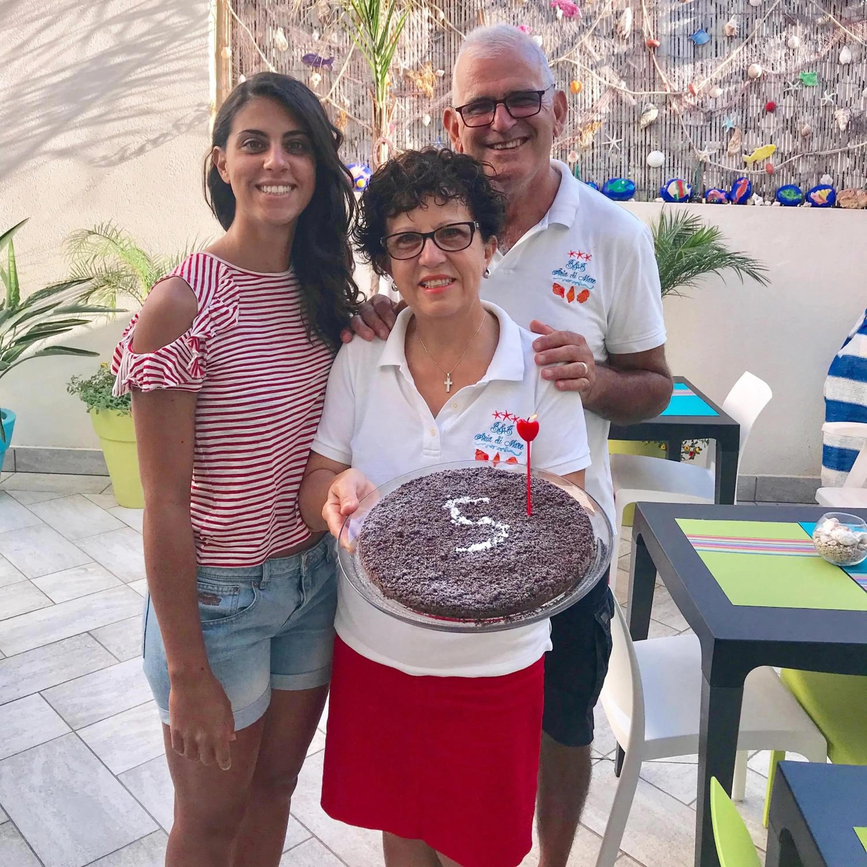 Patio in B&B Aria di Mare