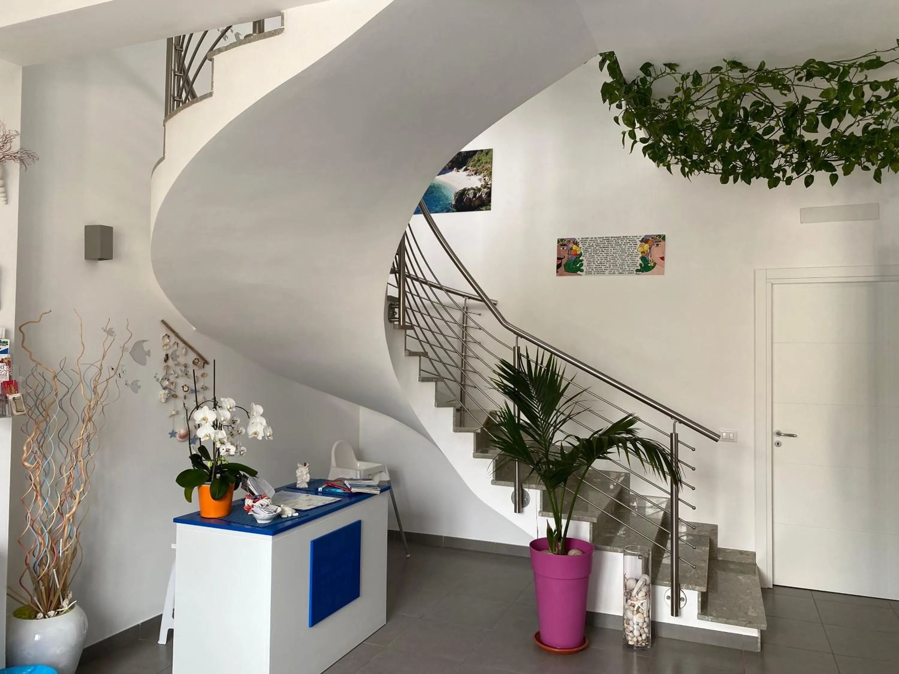 Lobby or reception in B&B Aria di Mare