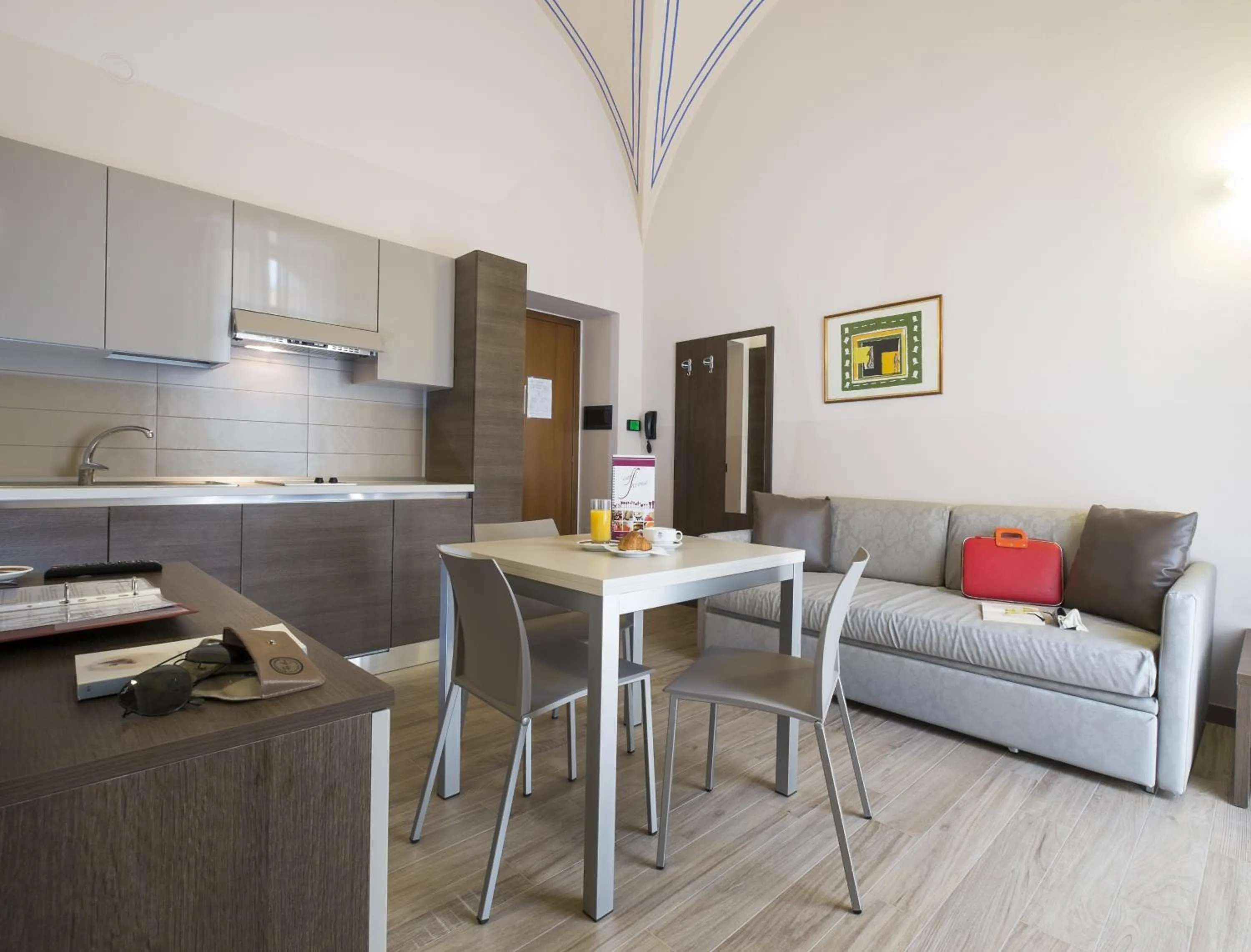Kitchen or kitchenette in Residence Caffé Savona