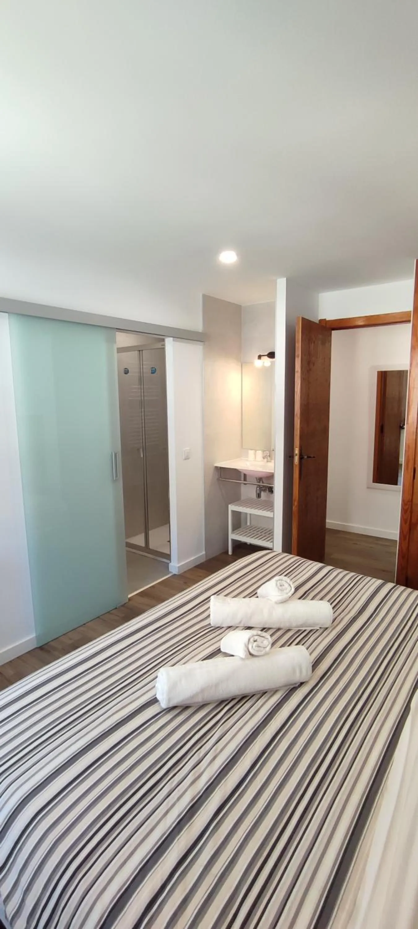 Bed in Aparthotel Sant Andreu