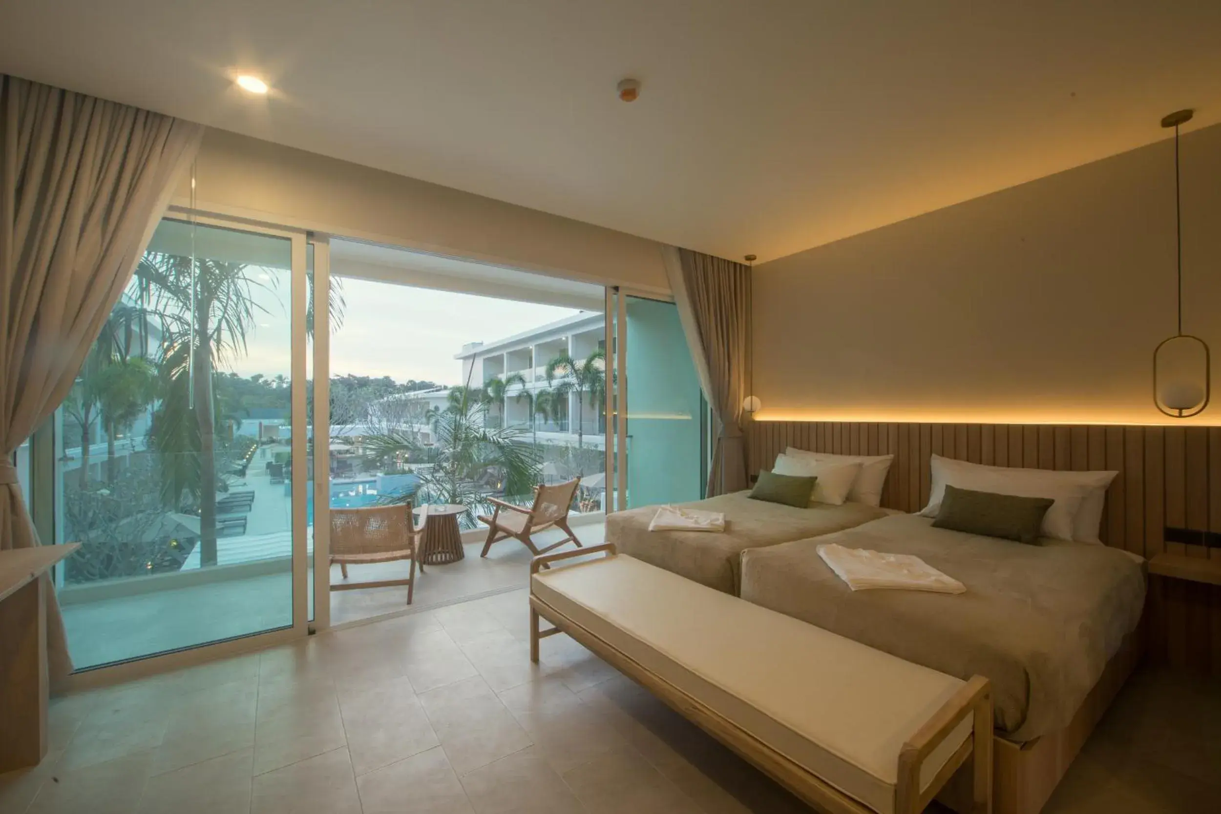 Deluxe King/ Twin Room with Grand View in Niranapa Boutique Resort Deluxe King/ Twin Room with Grand View in Niranapa Boutique Resort