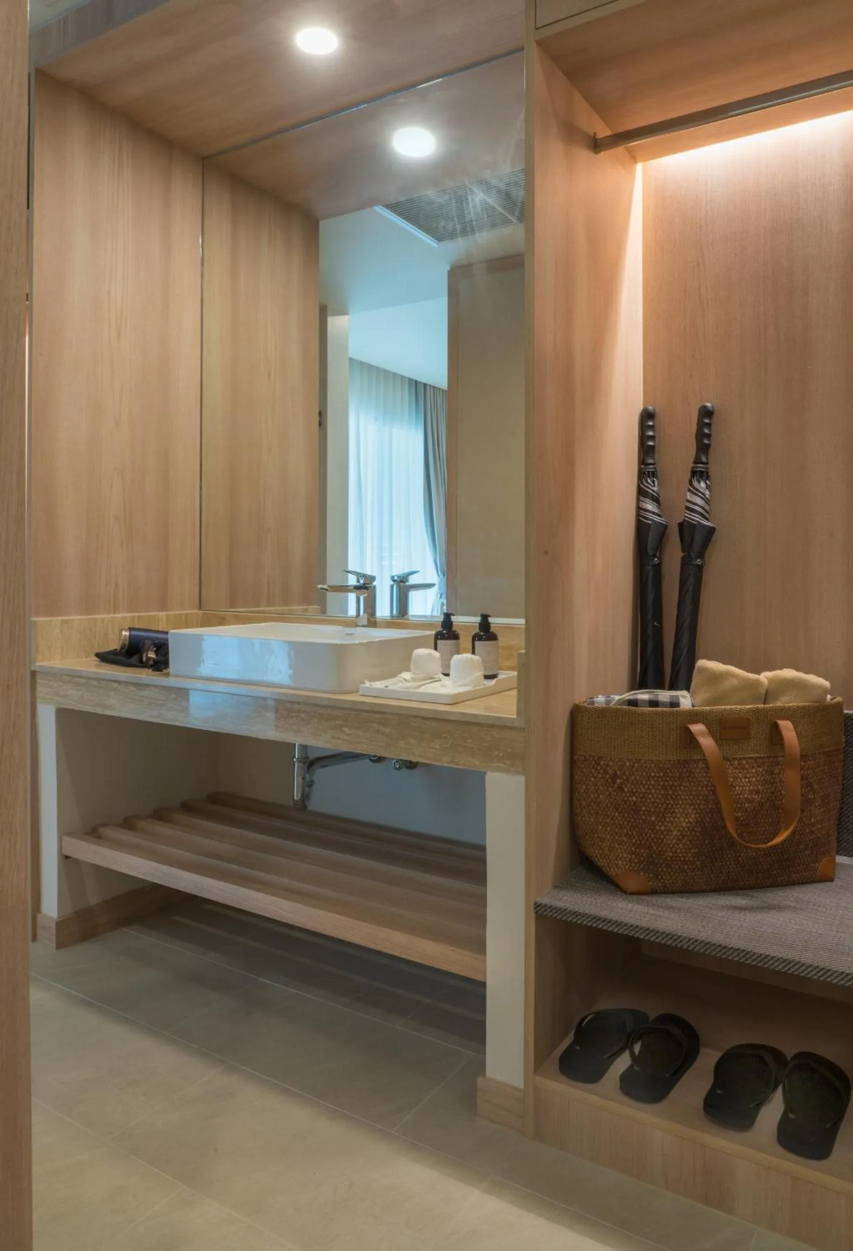 wardrobe in Niranapa Boutique Resort