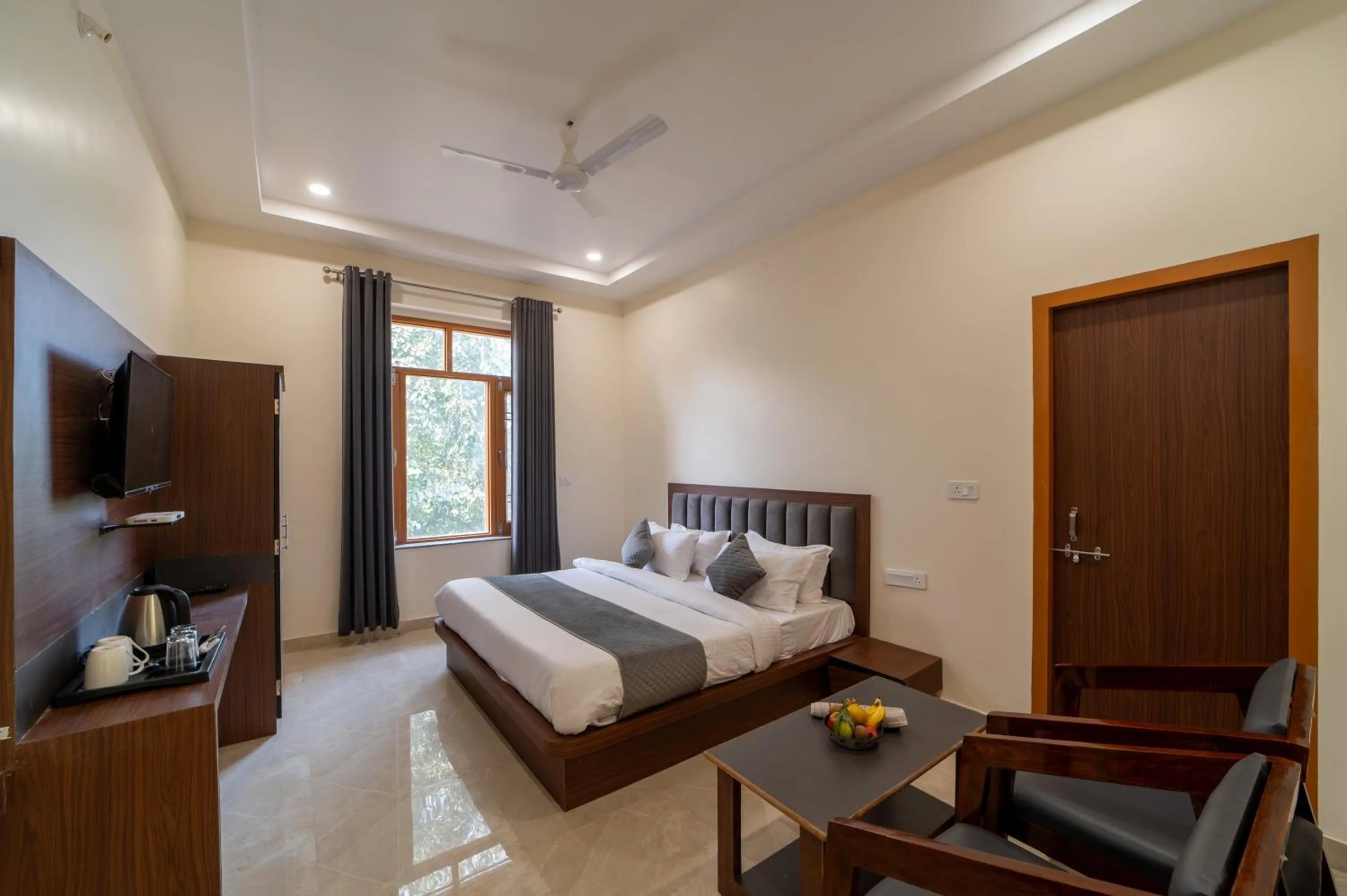 Bed in Joy Bagh Resort Pushkar