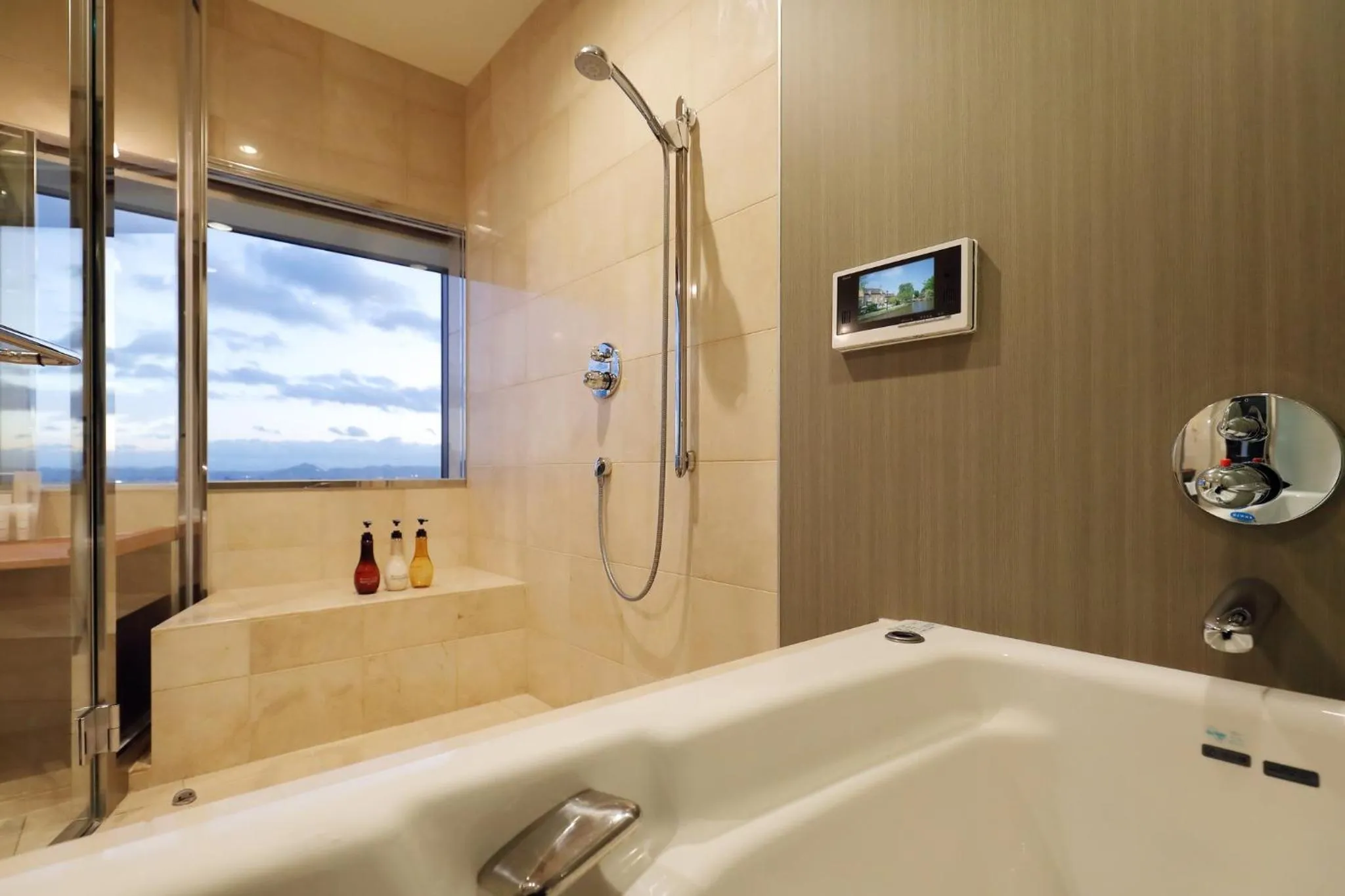 Bathroom in ANA Crowne Plaza Okayama by IHG