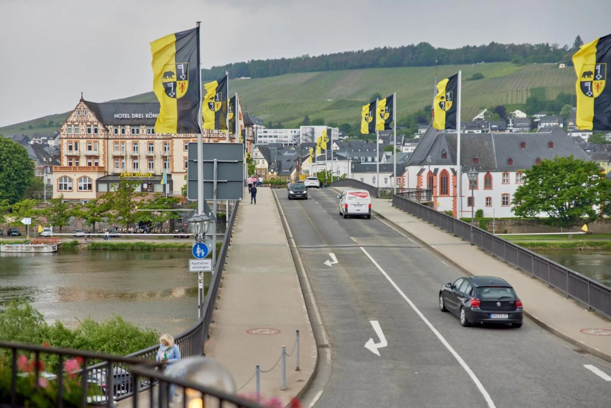 City view in Moselhotel Römischer Kaiser