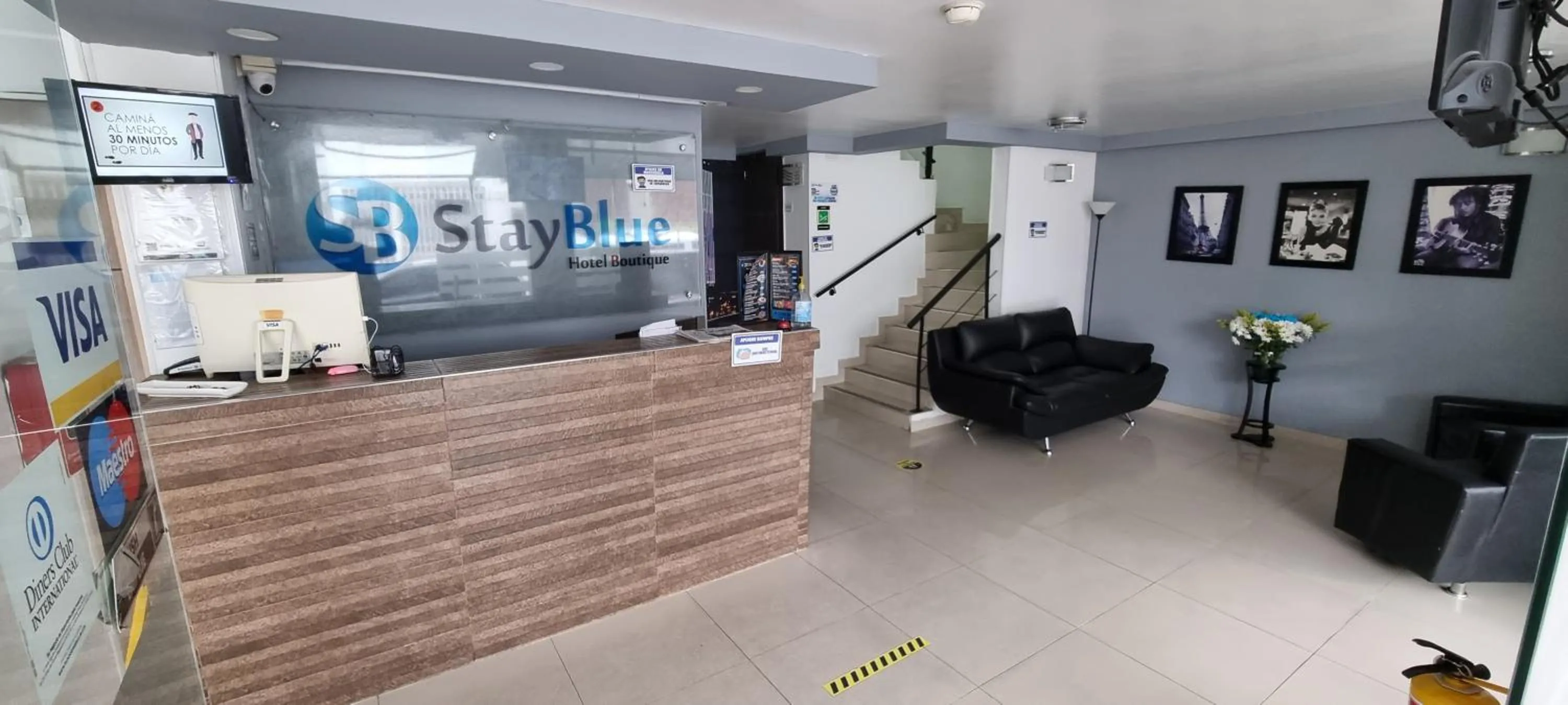 Lobby or reception in Stay Blue Hotel