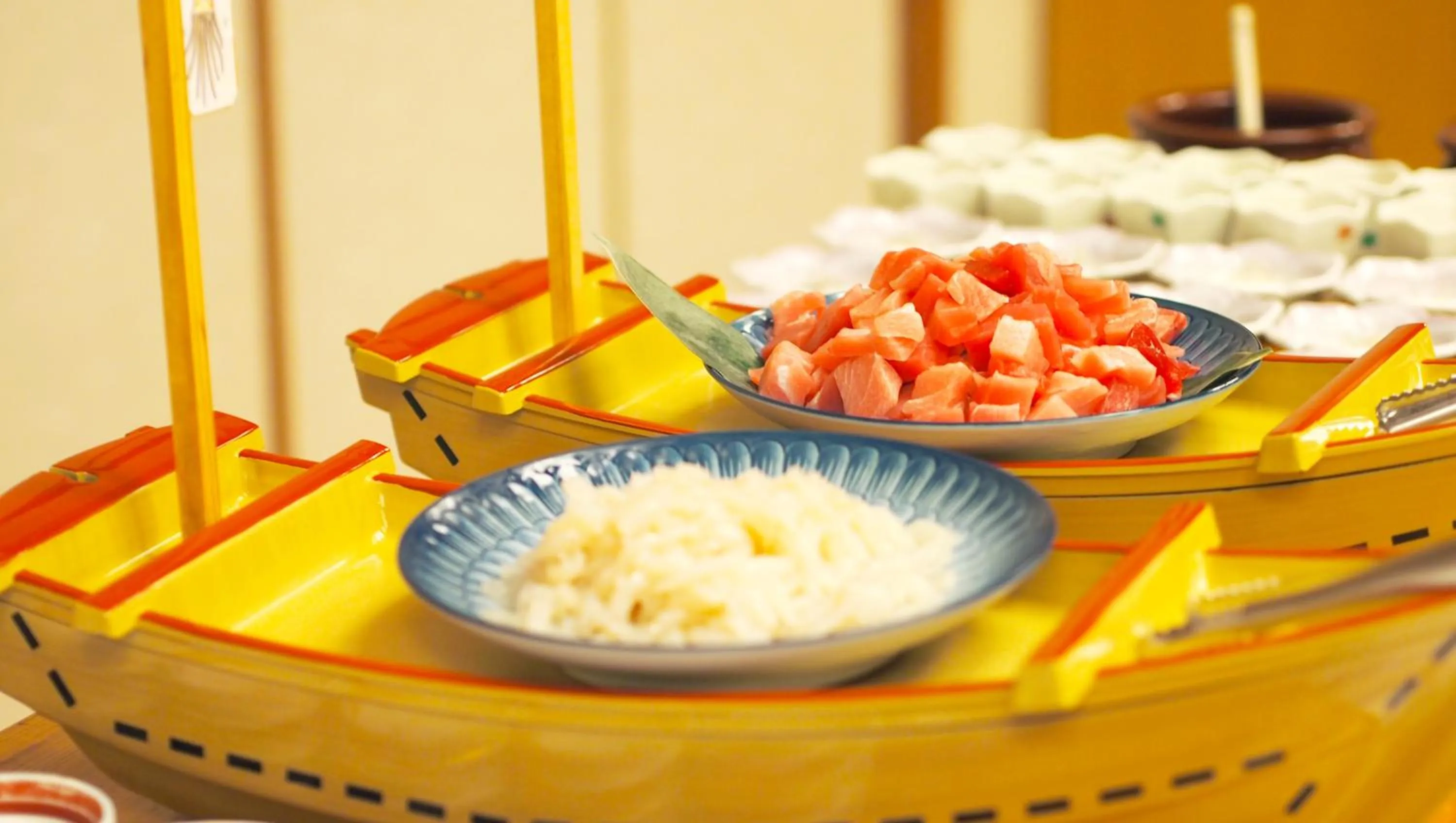 Food close-up in Hotel Hana Isawa