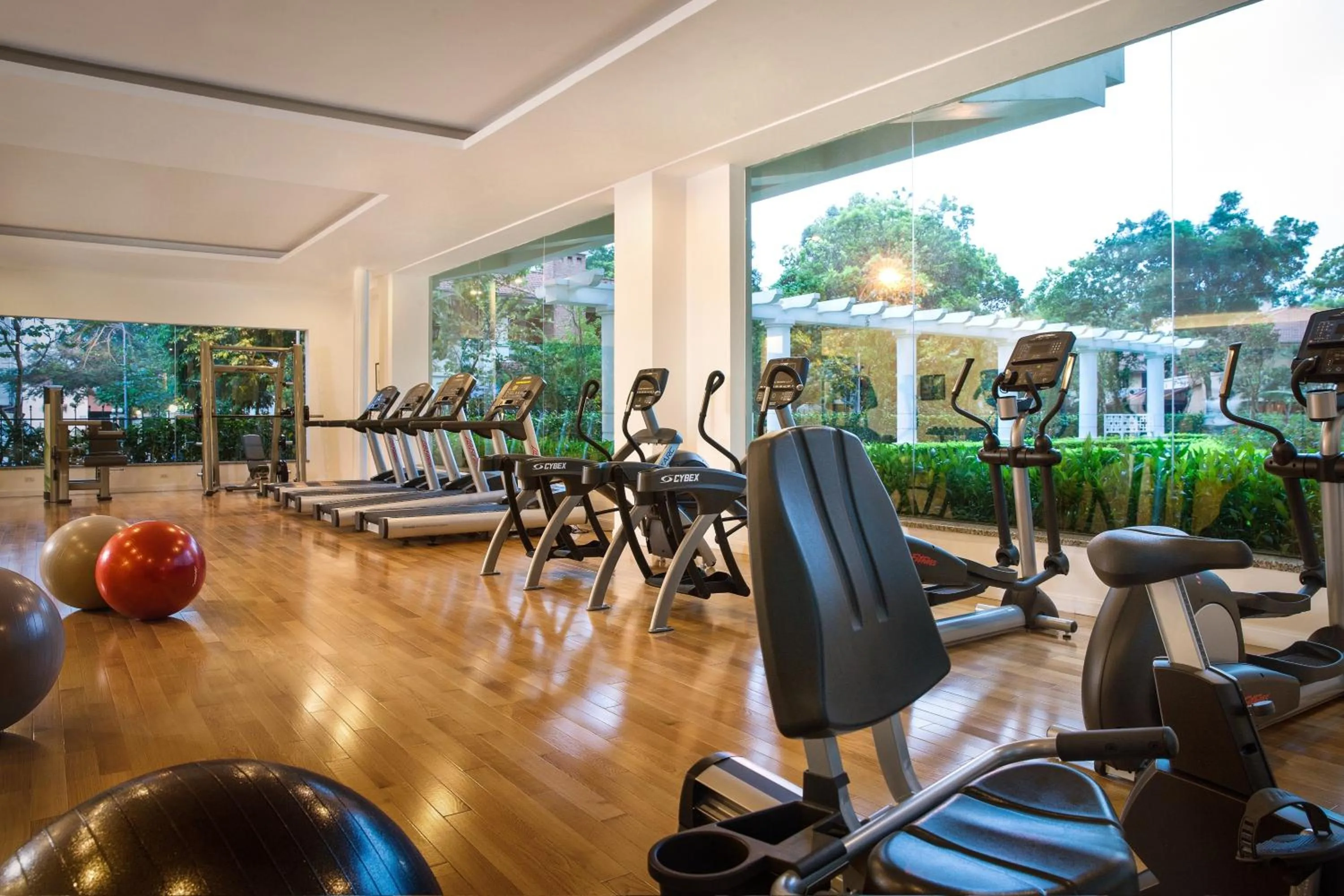 Fitness centre/facilities in Elegant Suites Westlake