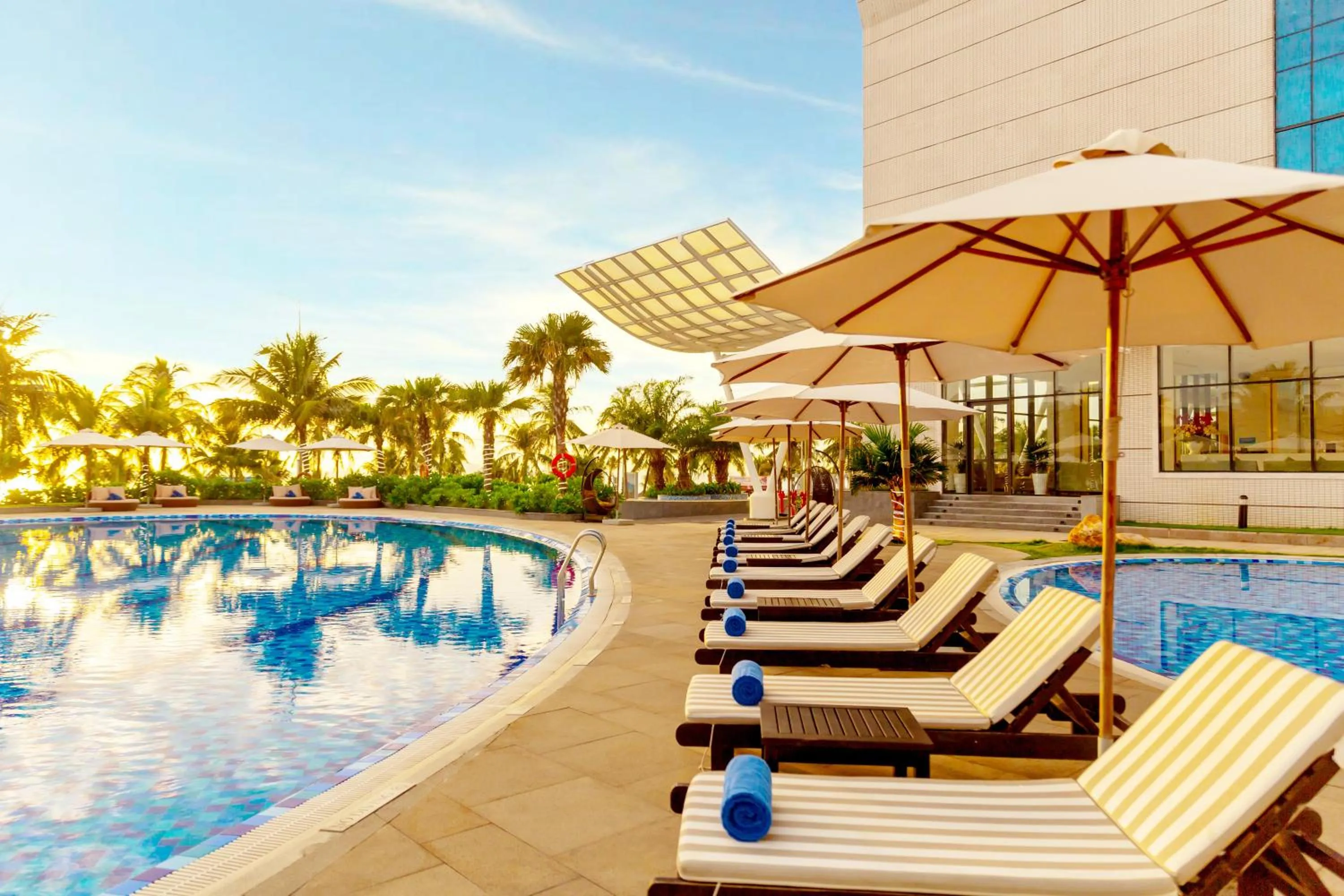 Swimming pool in Grand Tourane Hotel Da Nang