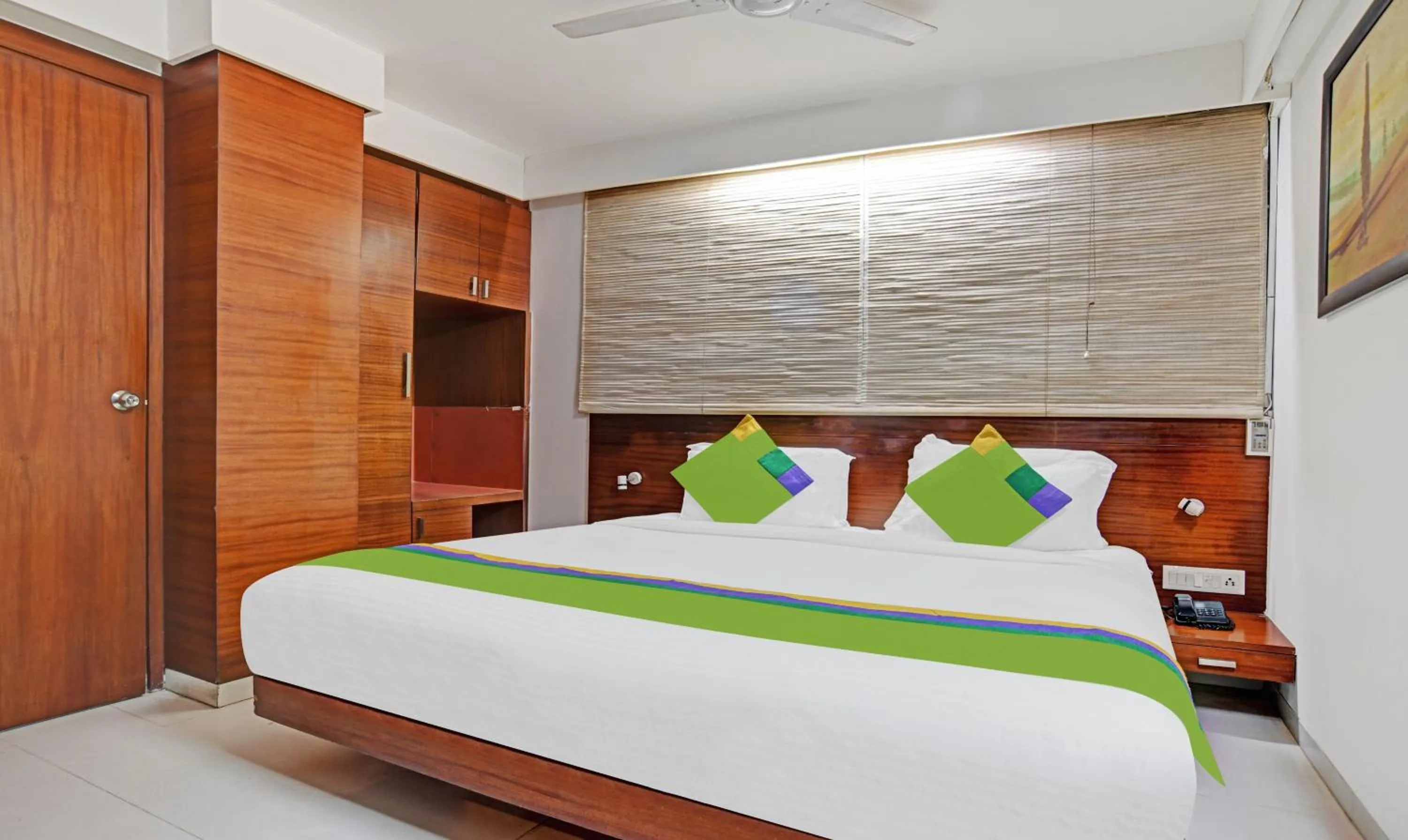 Shower, Bed in Treebo Trend Cherry Tree