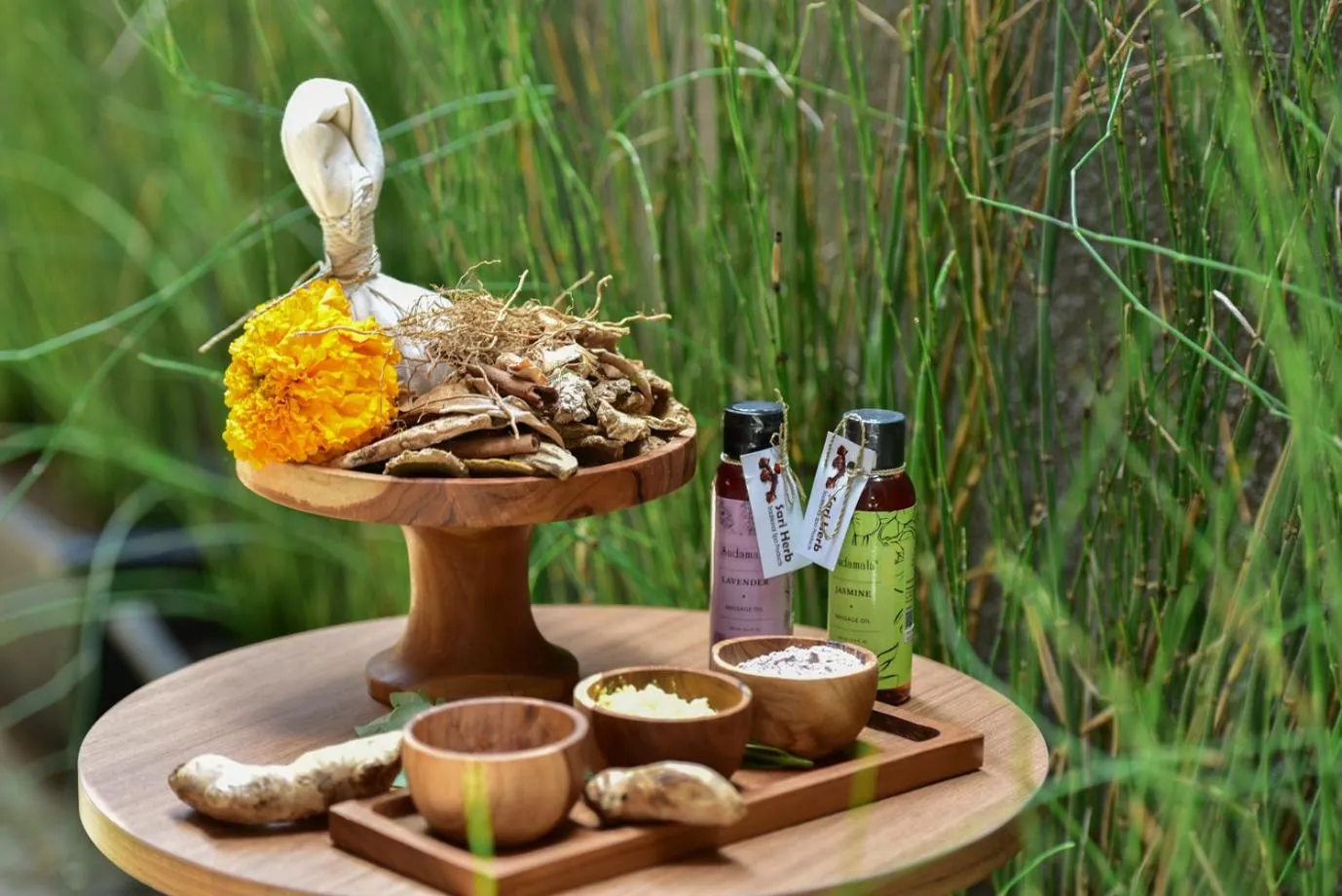 Decorative detail in Mahayoga Ubud Private Pool Villa Spa And Resto