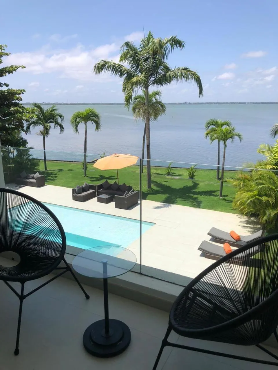 Bird's eye view in Agandau House