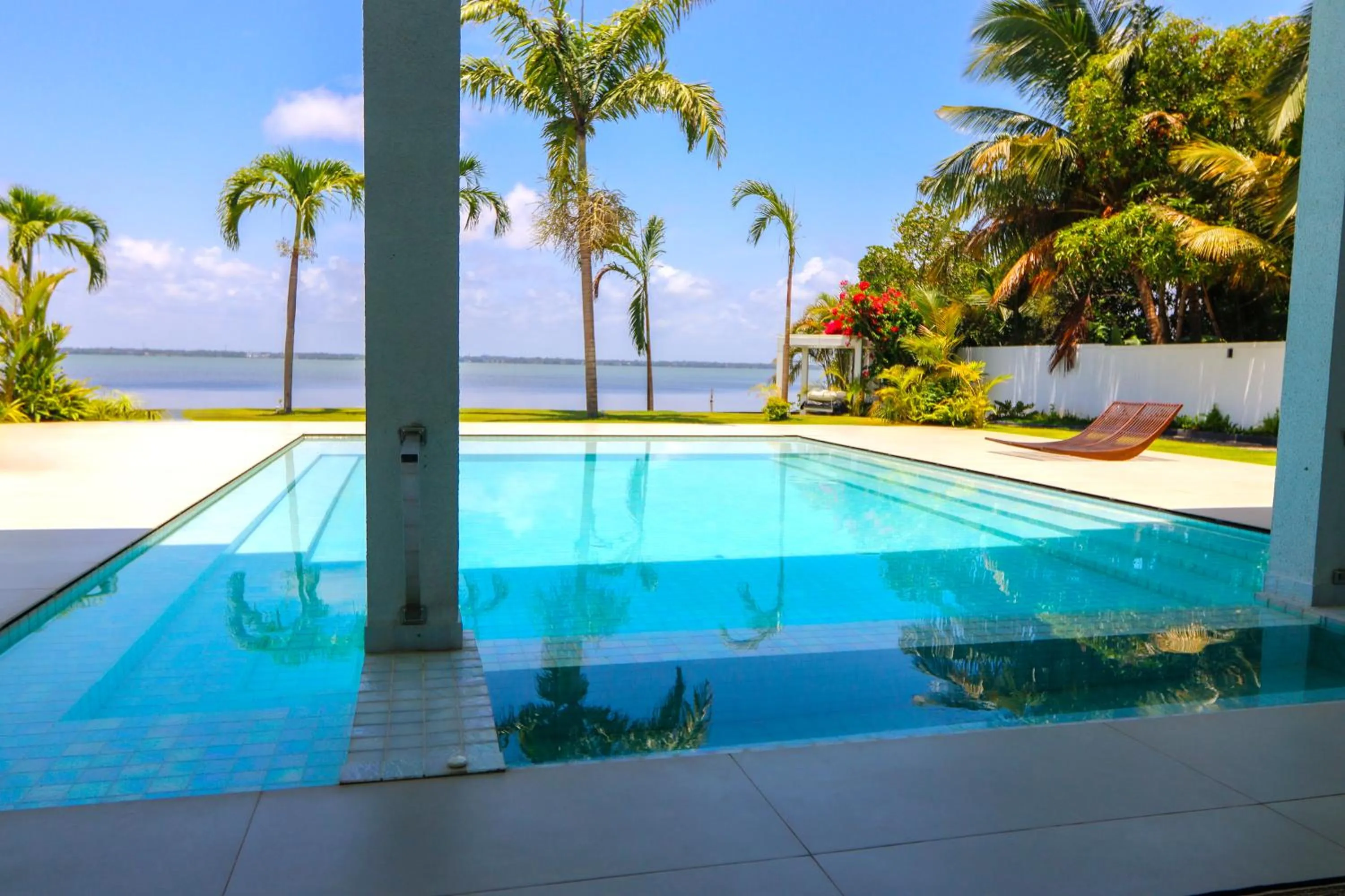 Natural landscape in Agandau House