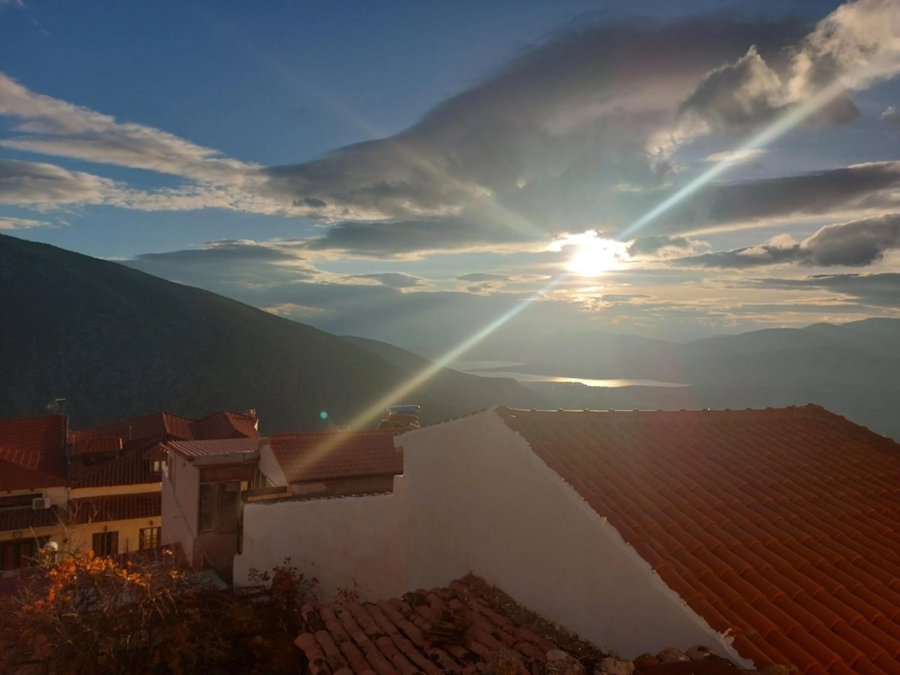 Sunset in THOLOS HOTEL