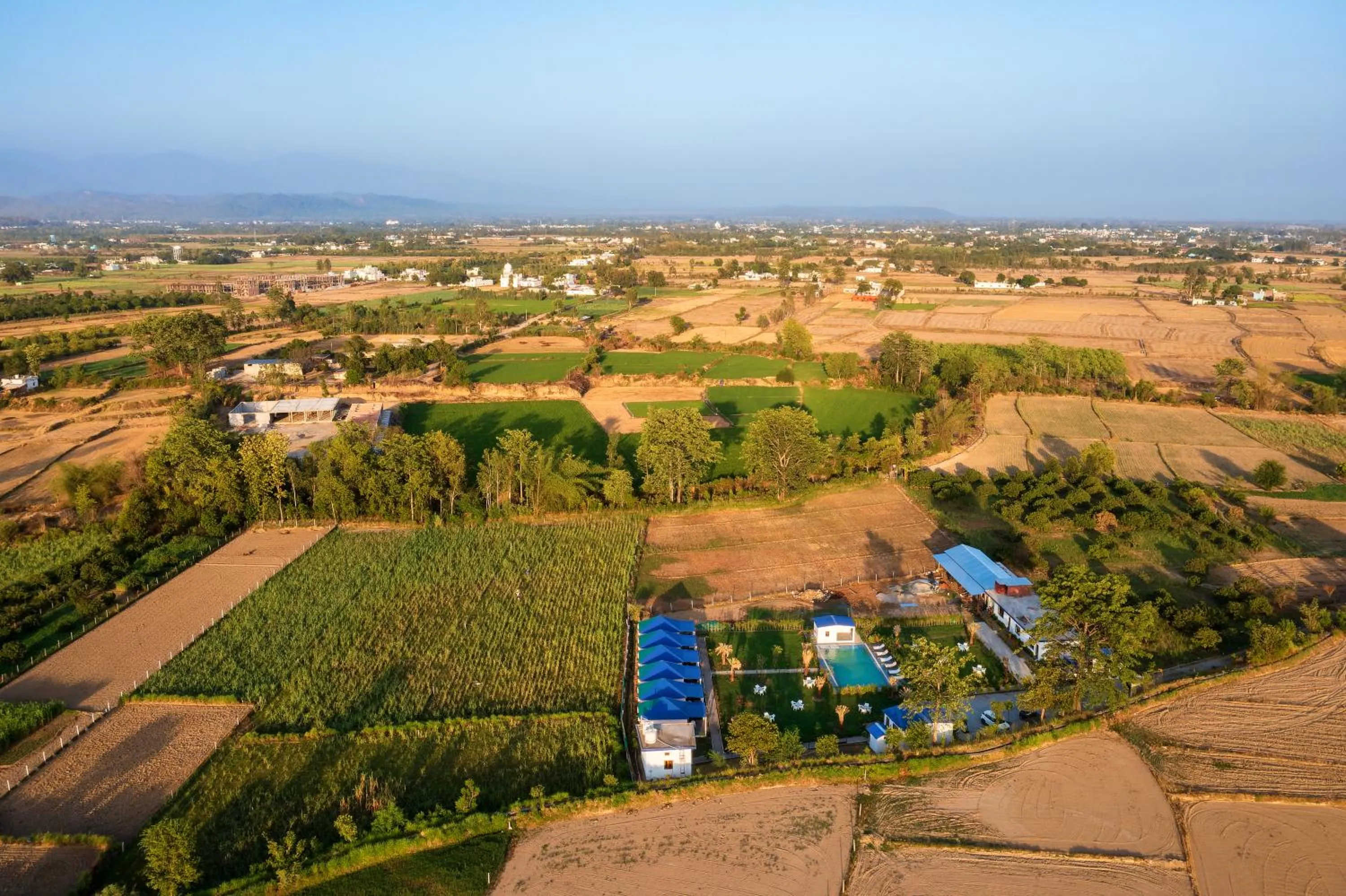 Bird's eye view in Wild Planets Corbett Resort, 2 Kms from Anantum Gateway Resorts
