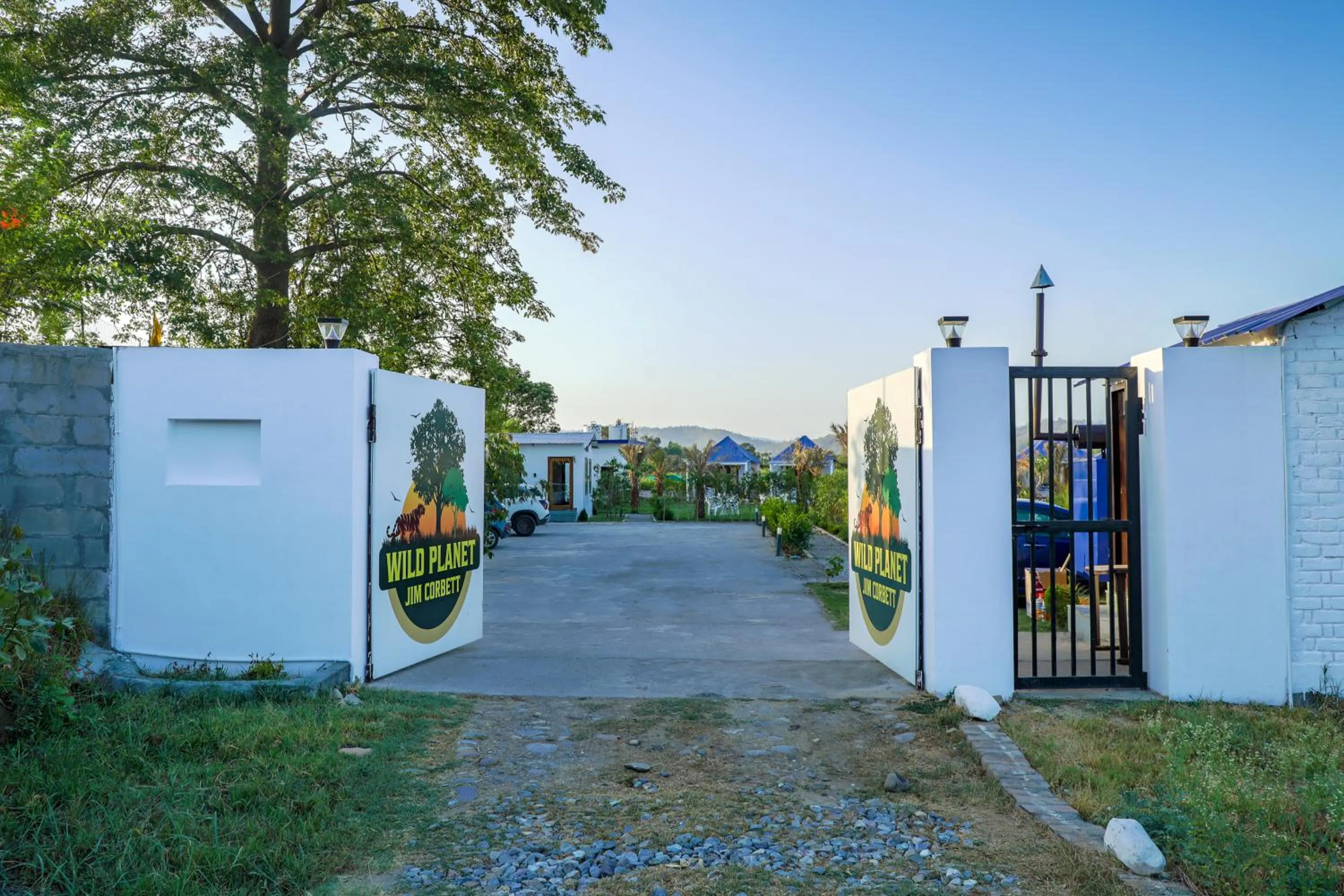 Facade/entrance in Wild Planets Corbett Resort, 2 Kms from Anantum Gateway Resorts