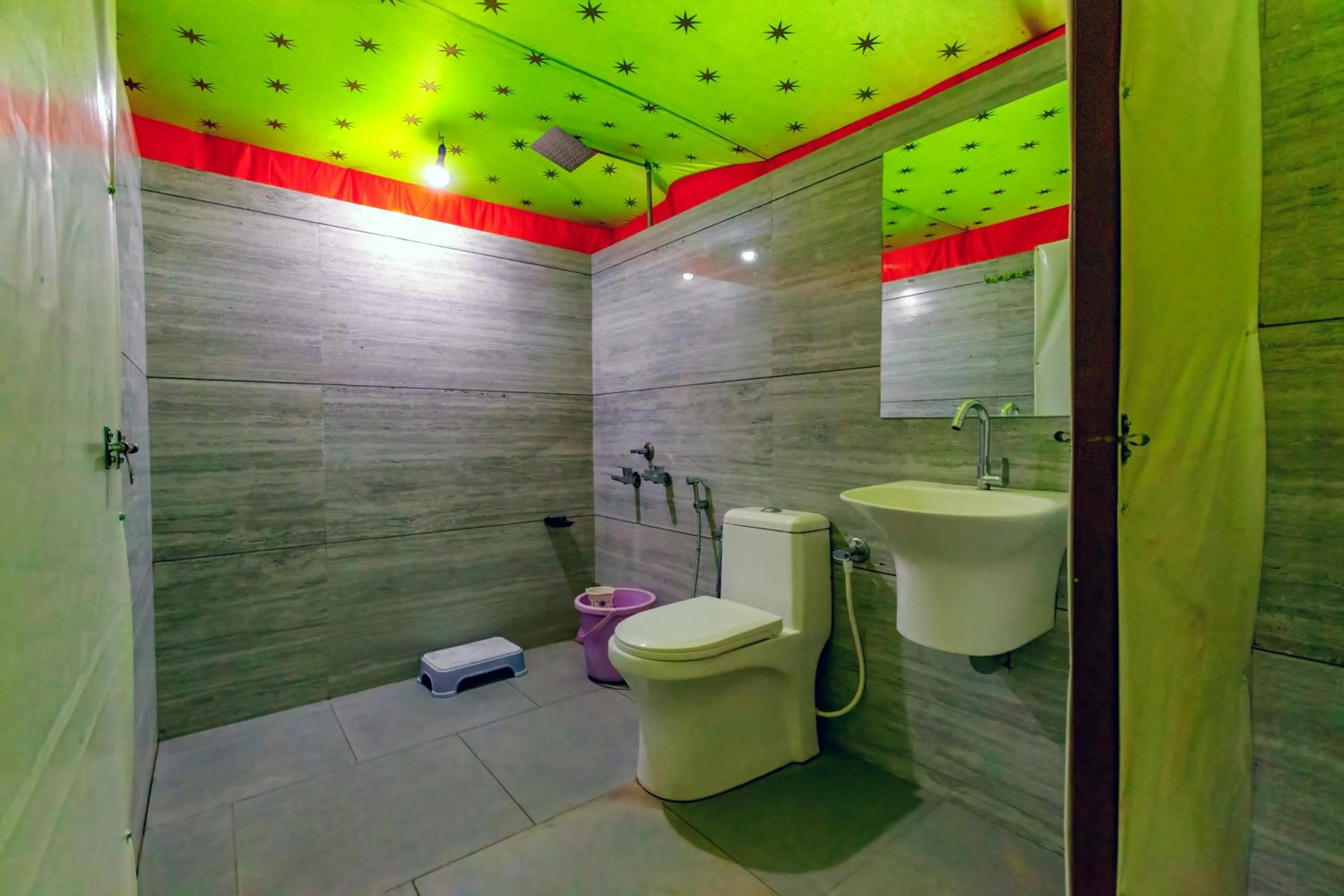 Shower in Amber Resort