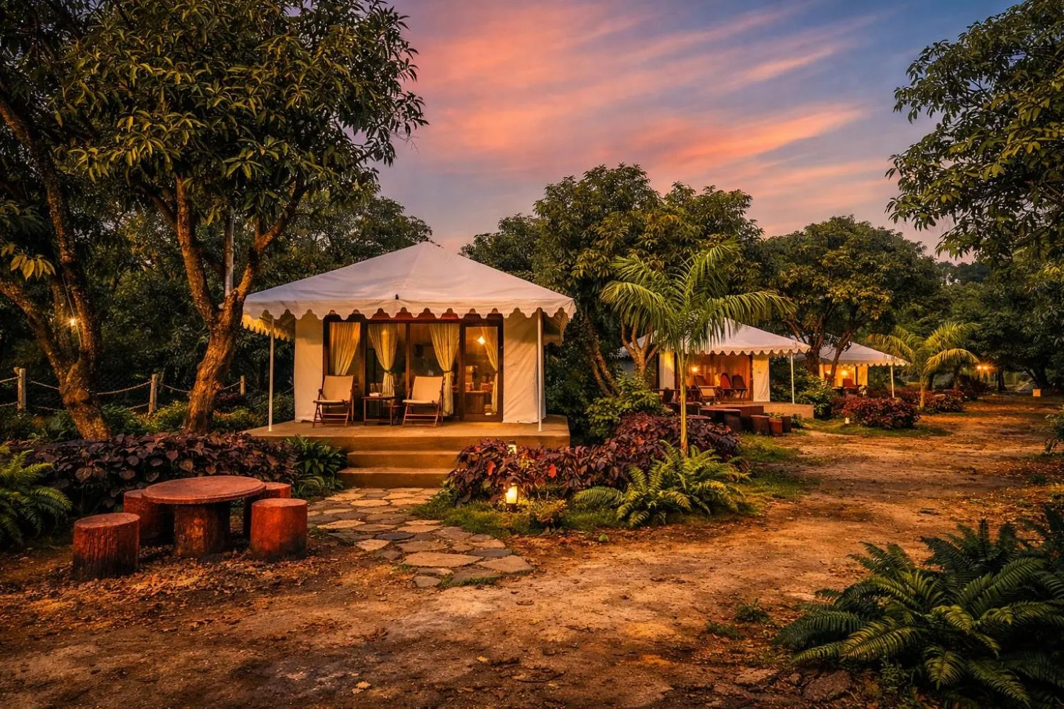 Garden in Amber Resort