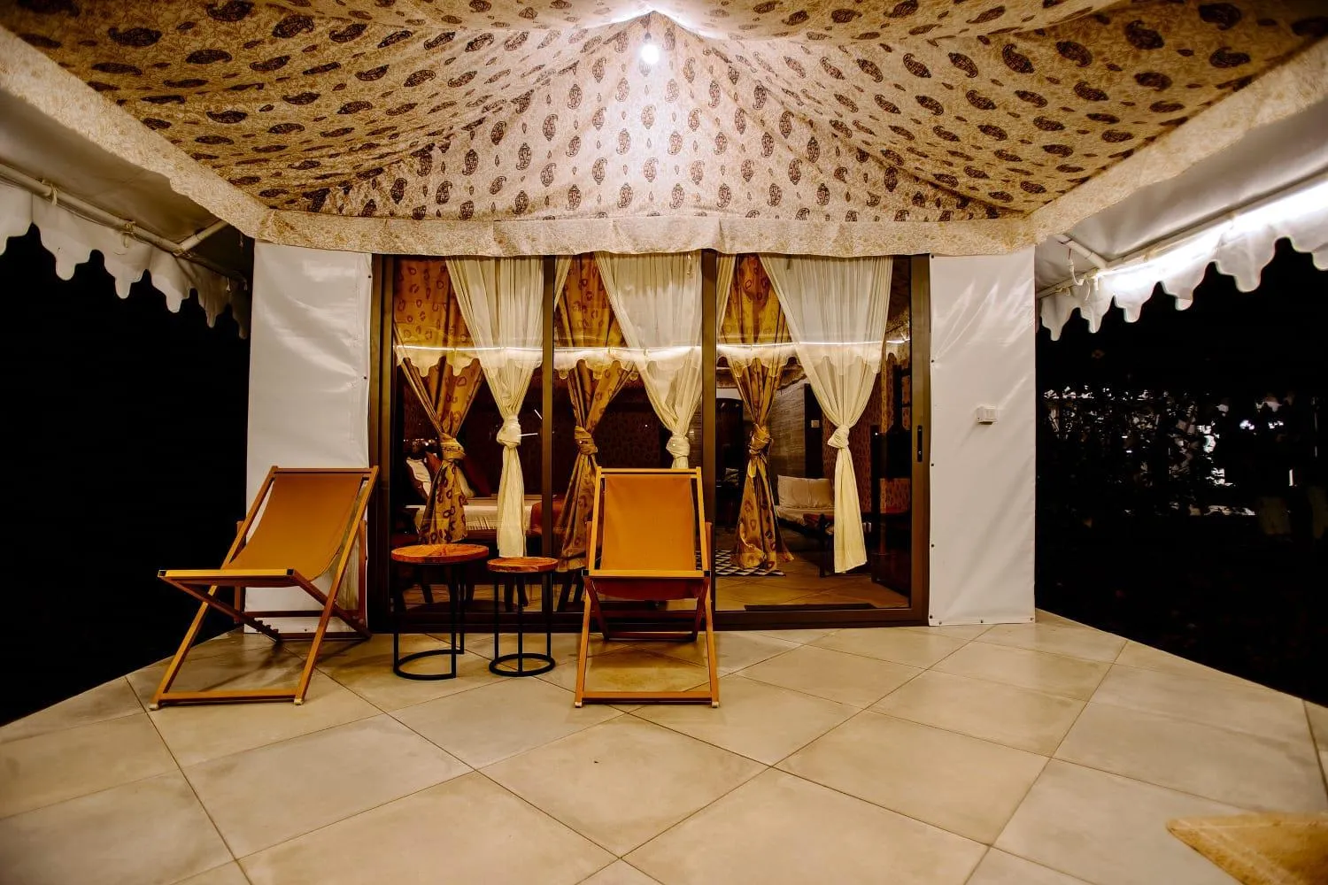 Seating area in Amber Resort