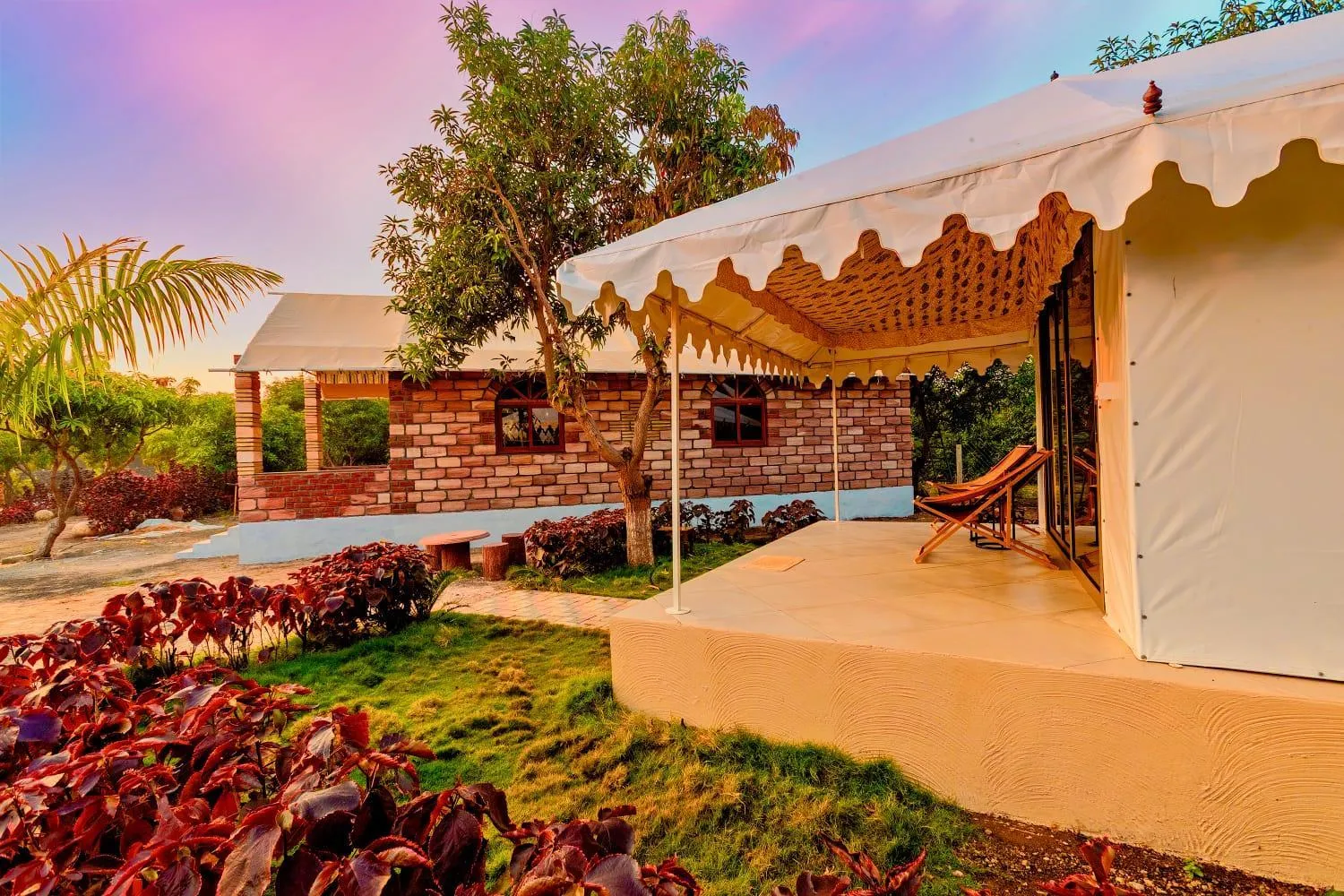 Garden view in Amber Resort