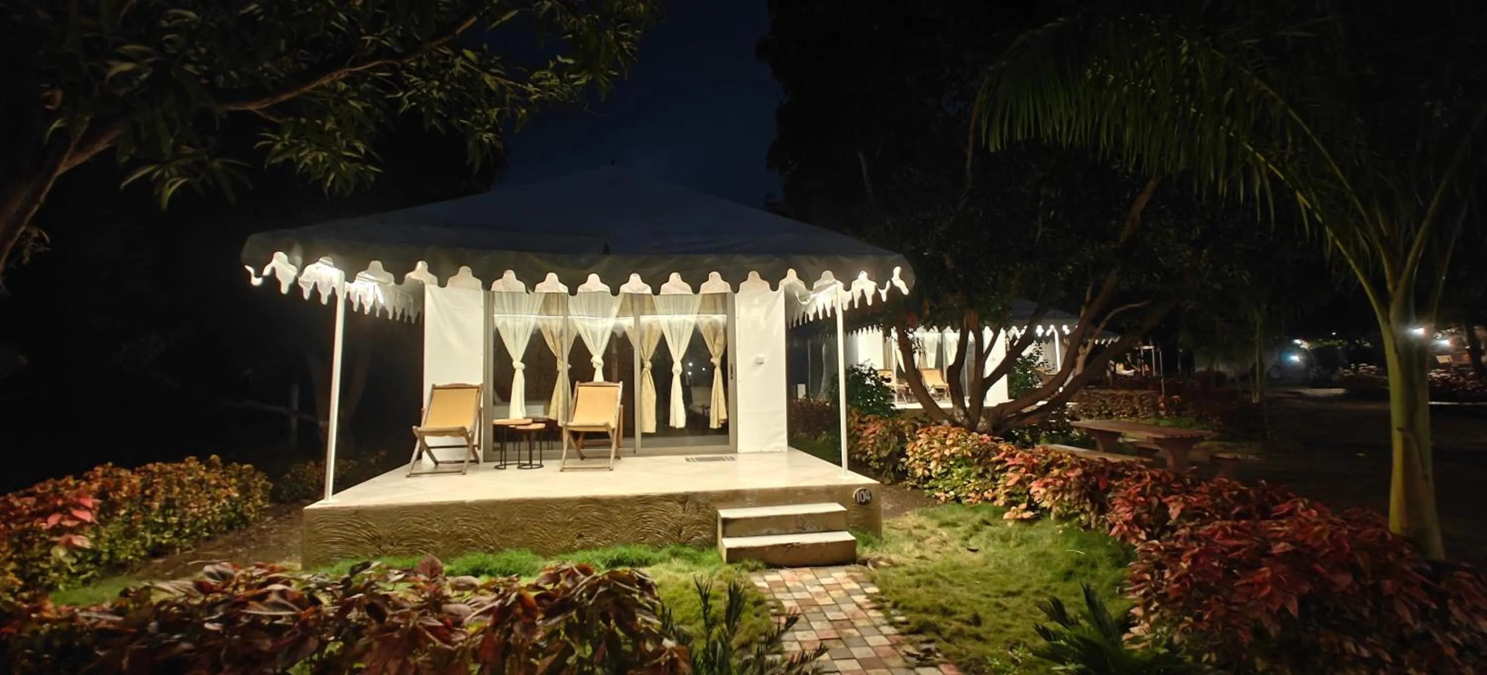 Garden view in Amber Resort