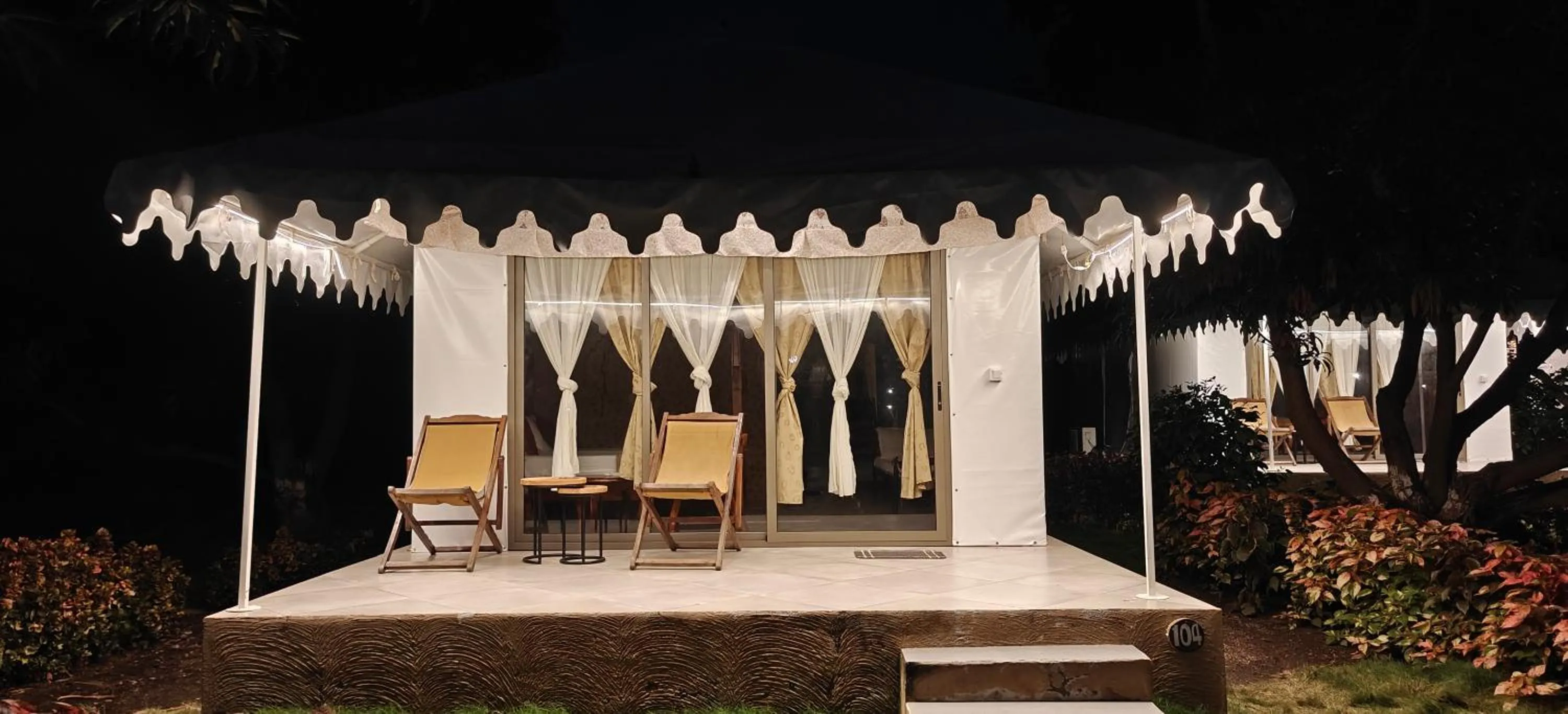 Patio in Amber Resort