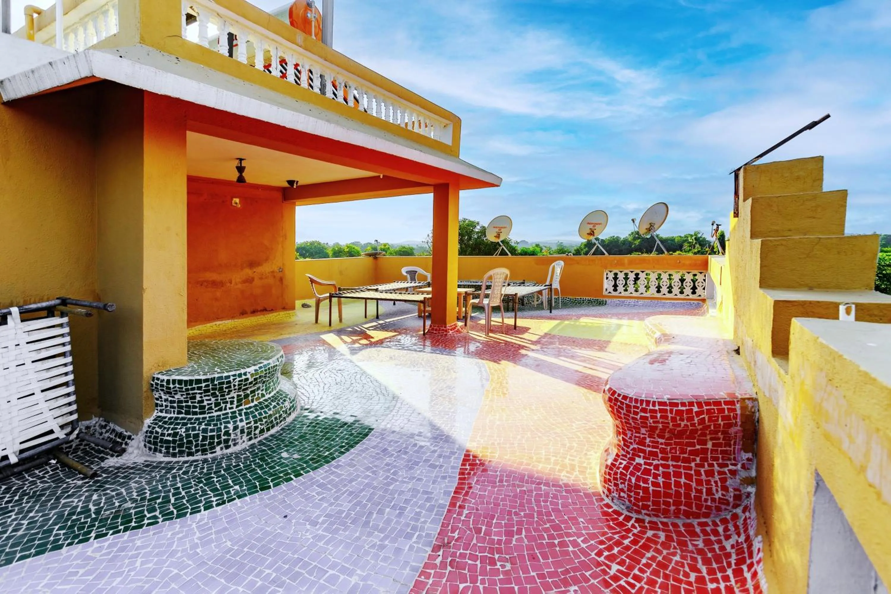 Patio in Amber Resort