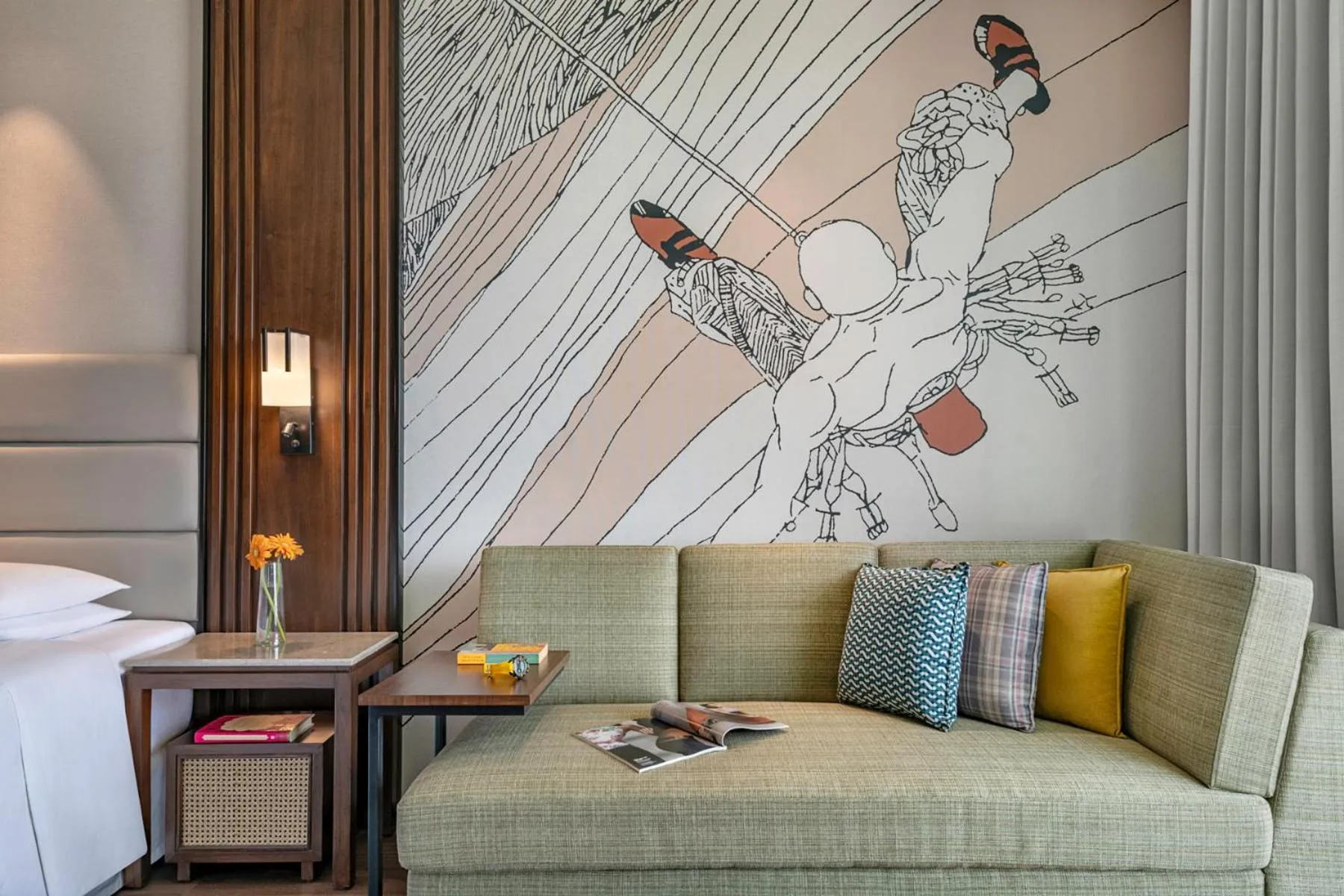 Seating area, Bed in Hyatt Centric Rajpur Road Dehradun