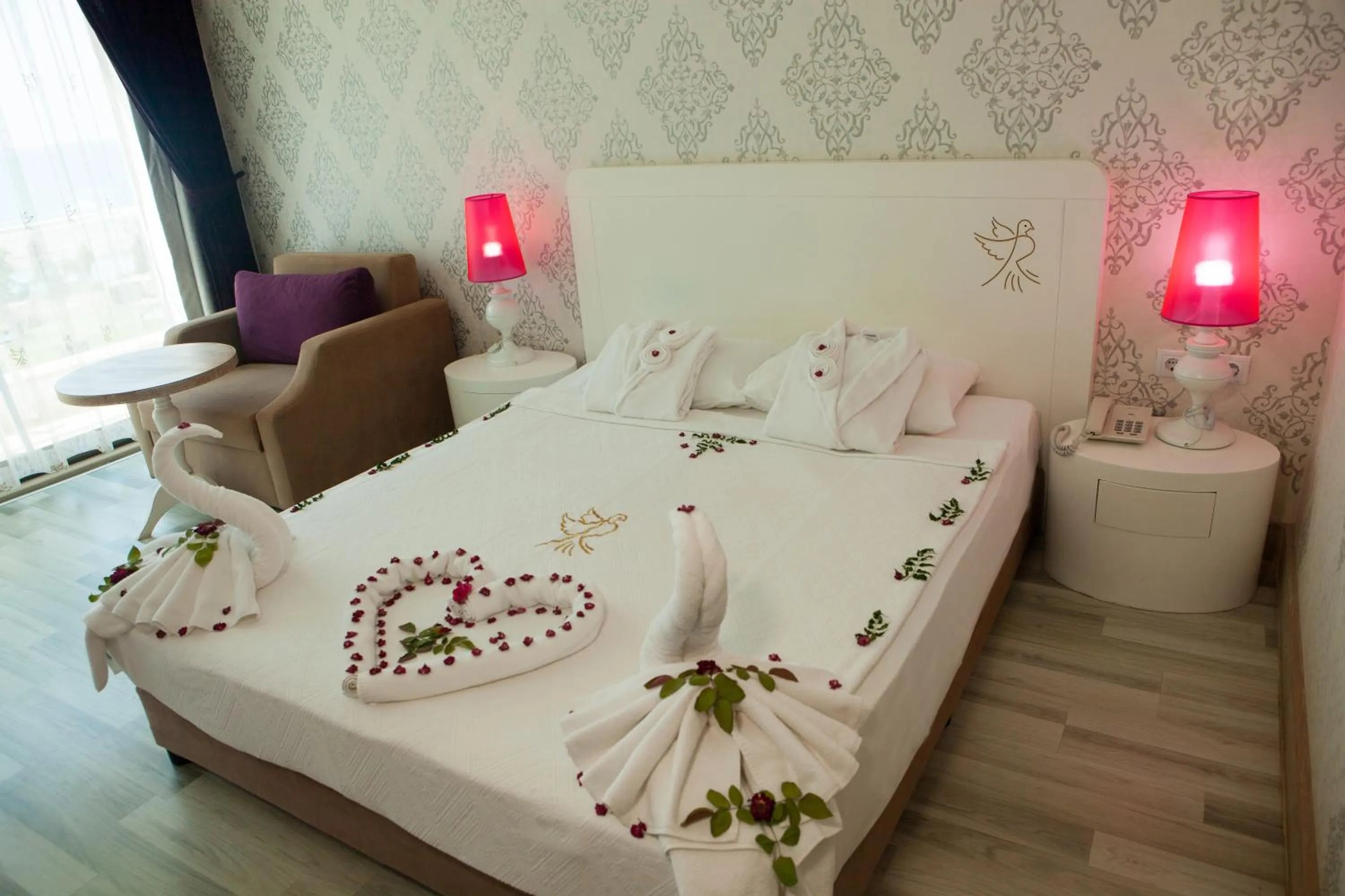 Bed in Raymar Resort & Aqua Ultra All Inclusive